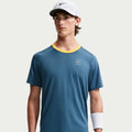 Court Dri-FIT Advantage T-shirt Hommes - bleu gris, jaune