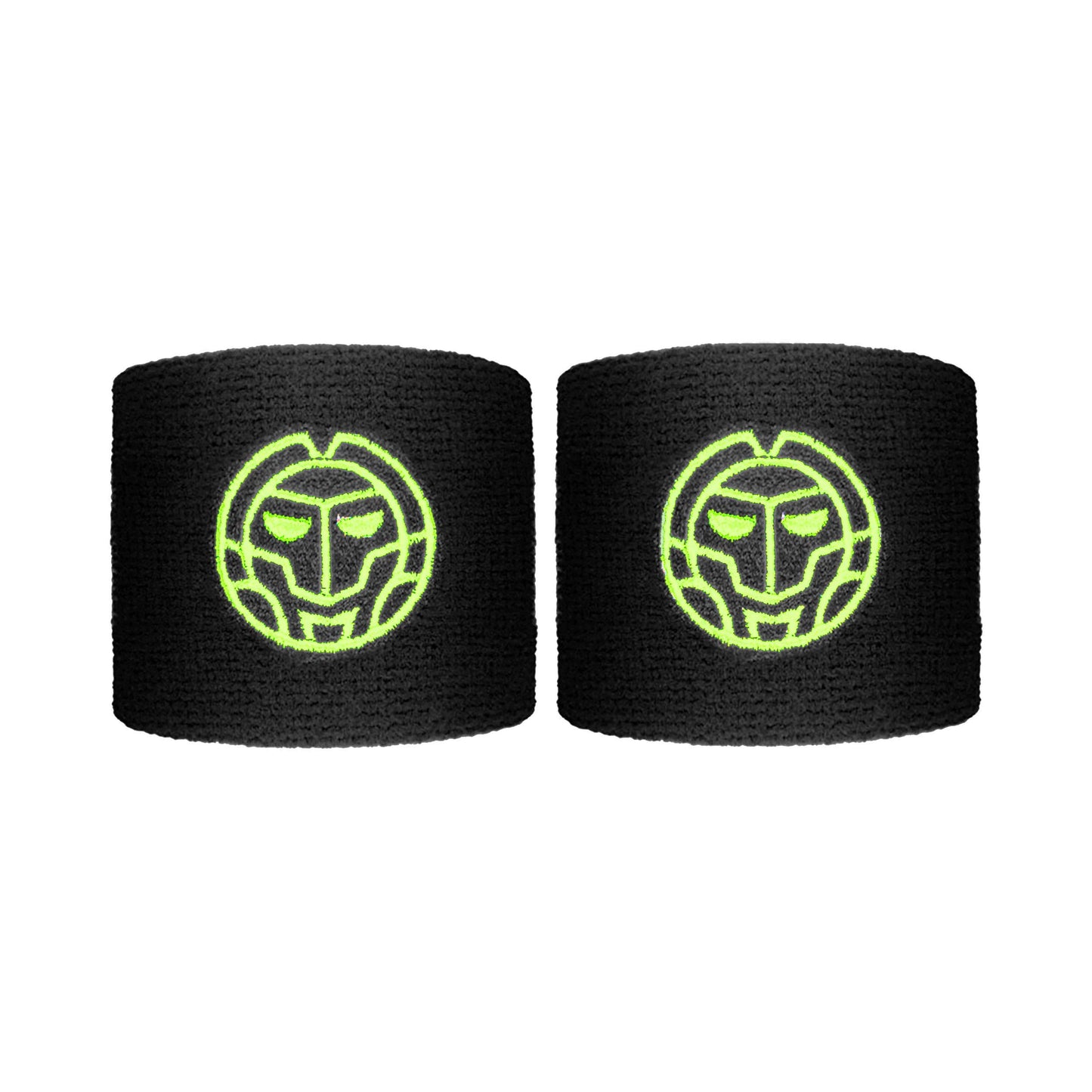 BIDI BADU Night Flash Poignet Pack de 2 unités court - noir, jaunes fluo