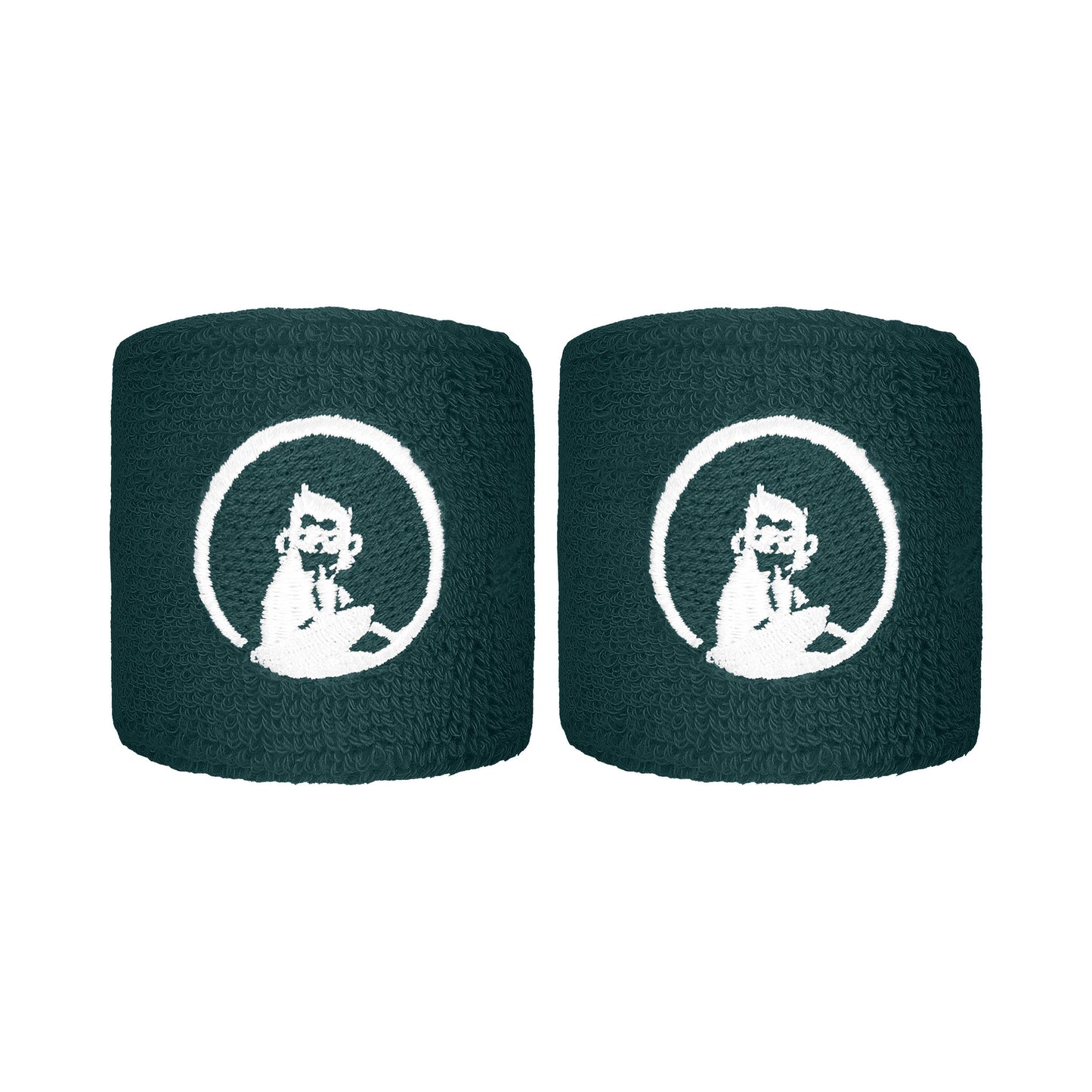 Quiet Please Poignet Pack de 2 unités court - vert