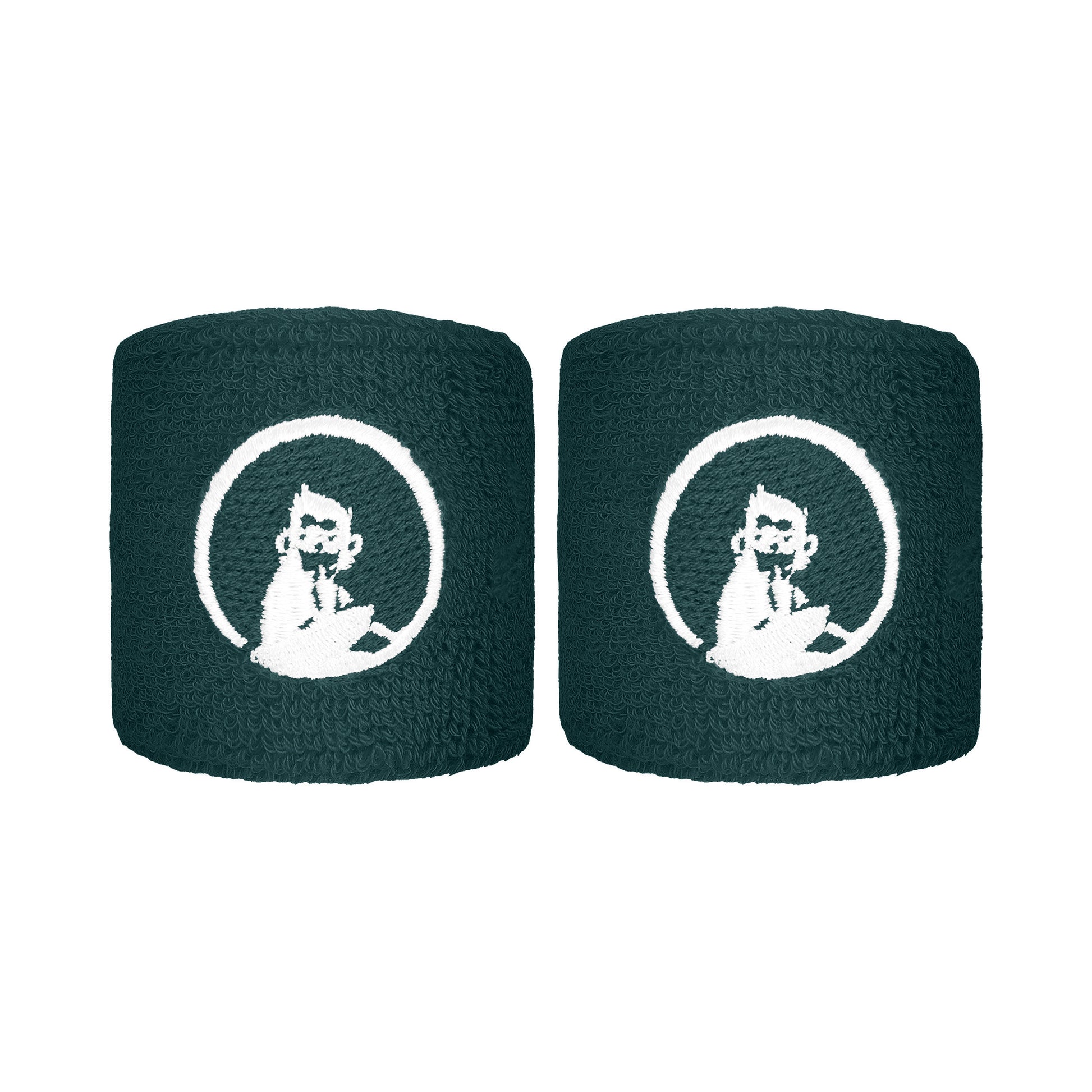 Quiet Please Poignet Pack de 2 unités court - vert