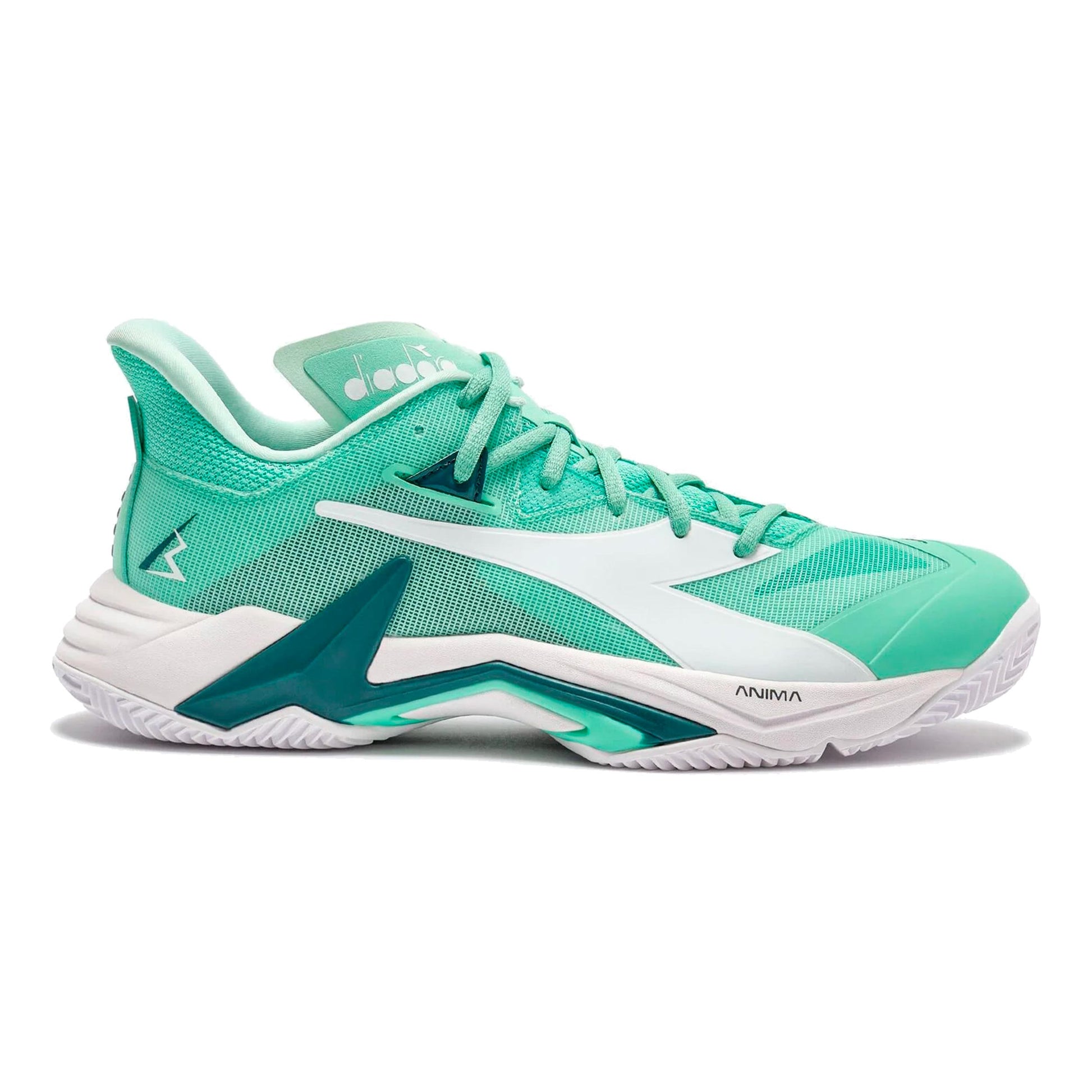 Diadora B.Icon 3 Chaussure terre battue Hommes-turquoise, blanc