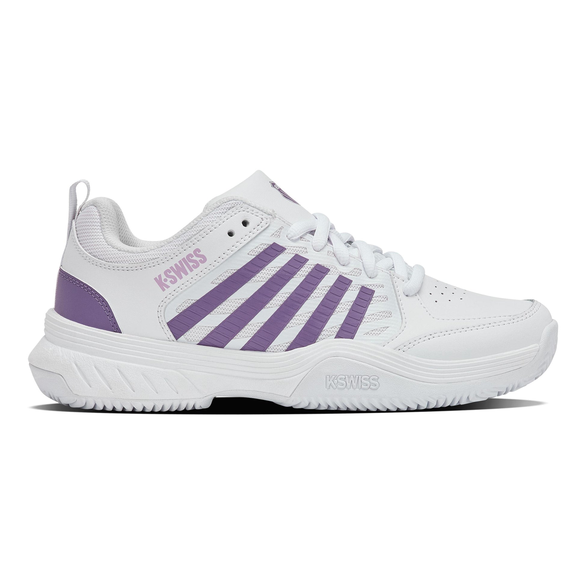 K-Swiss Court Express 2 Chaussure terre battue Femmes - blanc, lavande
