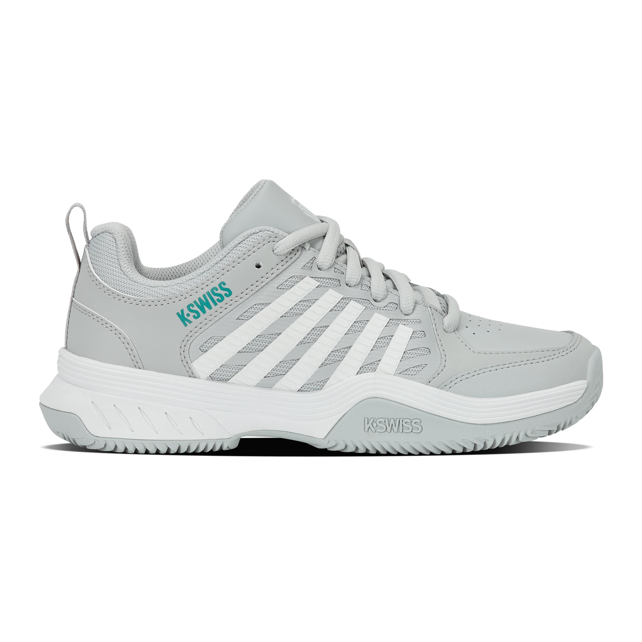 K-Swiss Court Express 2 Chaussure terre battue Femmes - gris clair, blanc