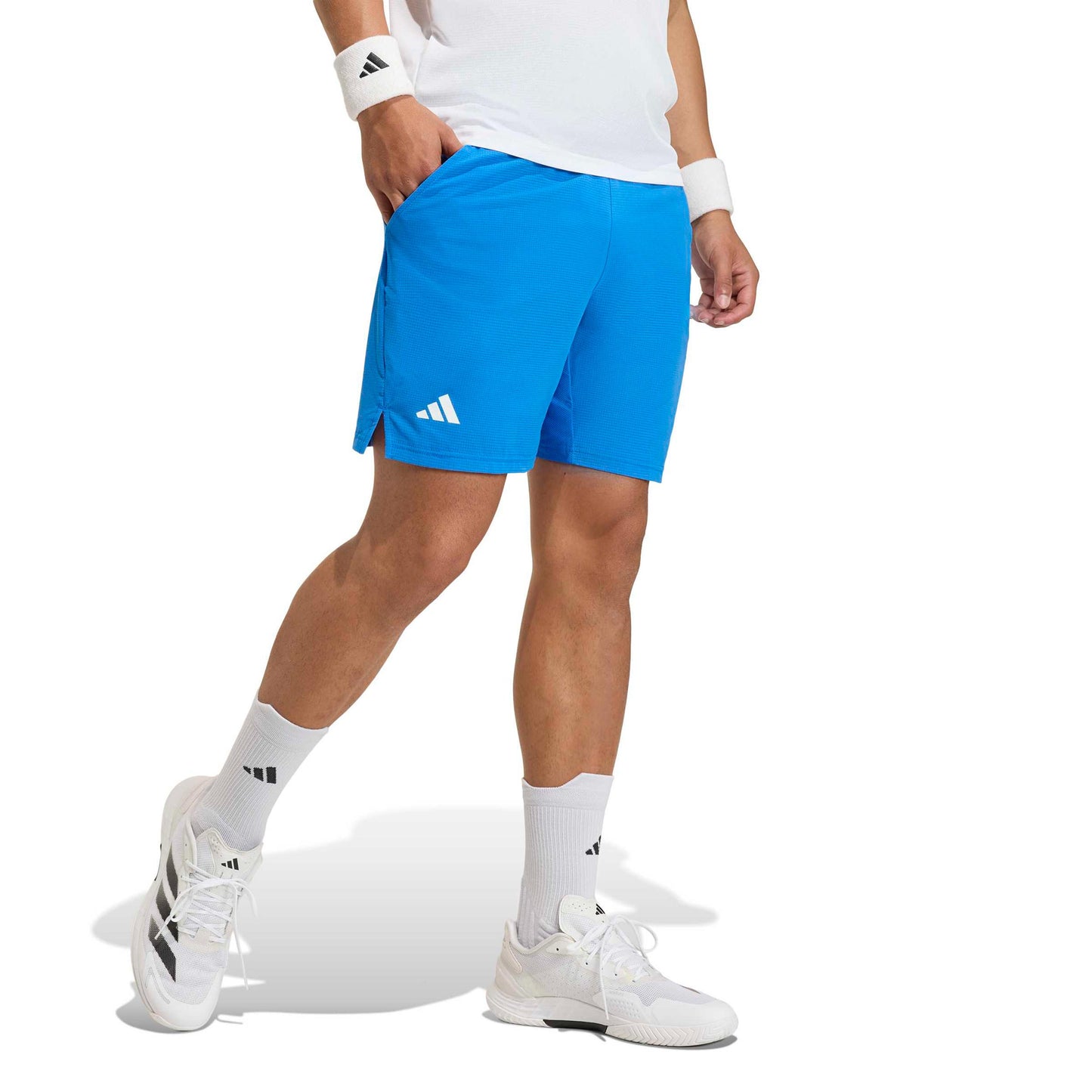 adidas 7Inch Ergo Shorts Hommes - bleu, blanc