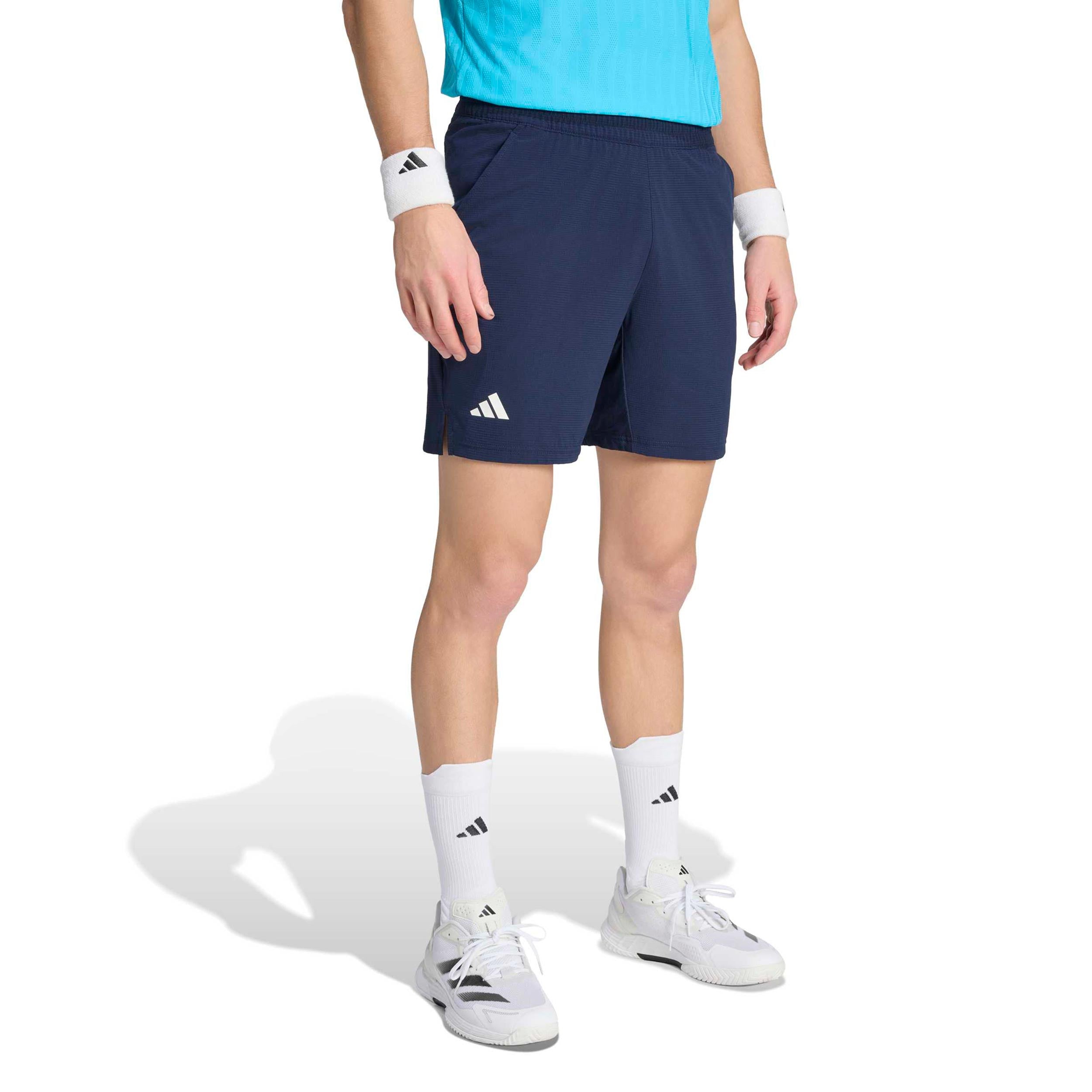 adidas 7Inch Ergo Shorts Hommes - bleu foncé, blanc
