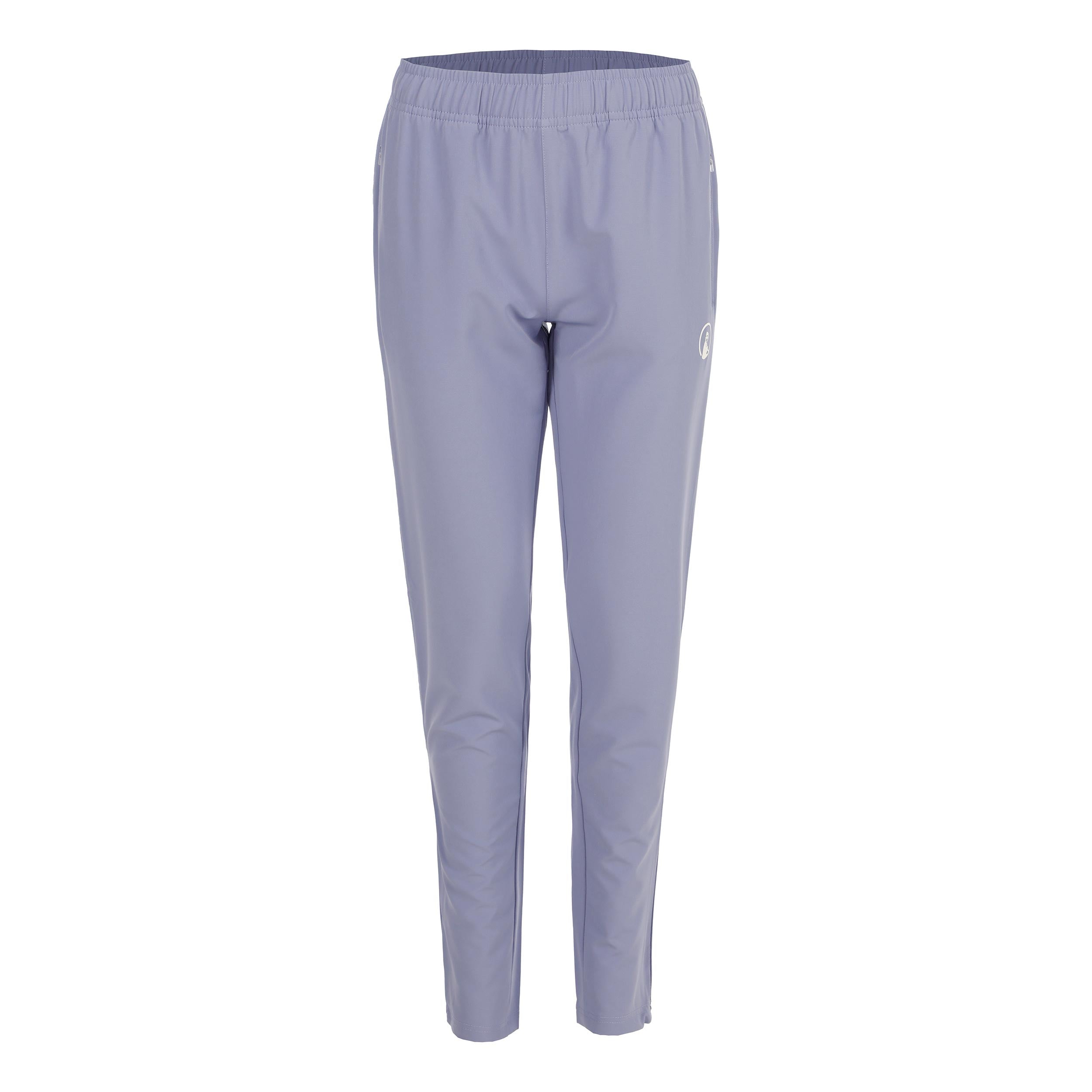 Quiet Please Glow Flow Pantalon survêtement Femmes - bleu, crème