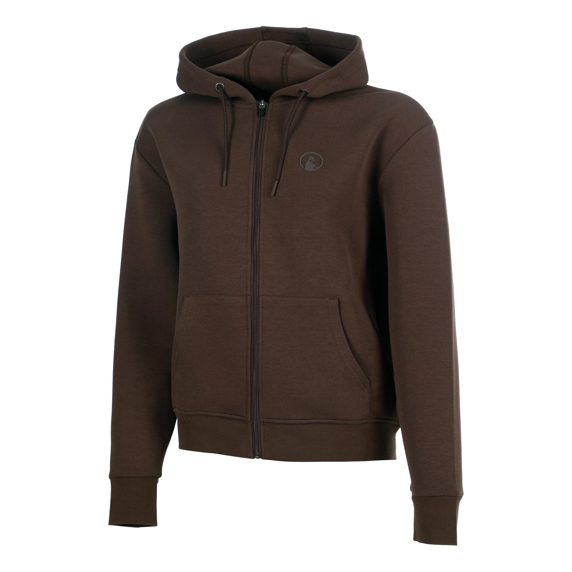 Quiet Please Memories Core Zip W Gilet en coton Femmes - marron