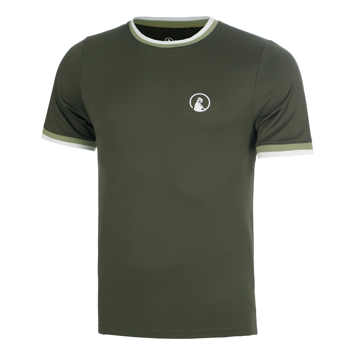 Quiet Please Memories Break Ringer T-shirt Hommes - vert foncé