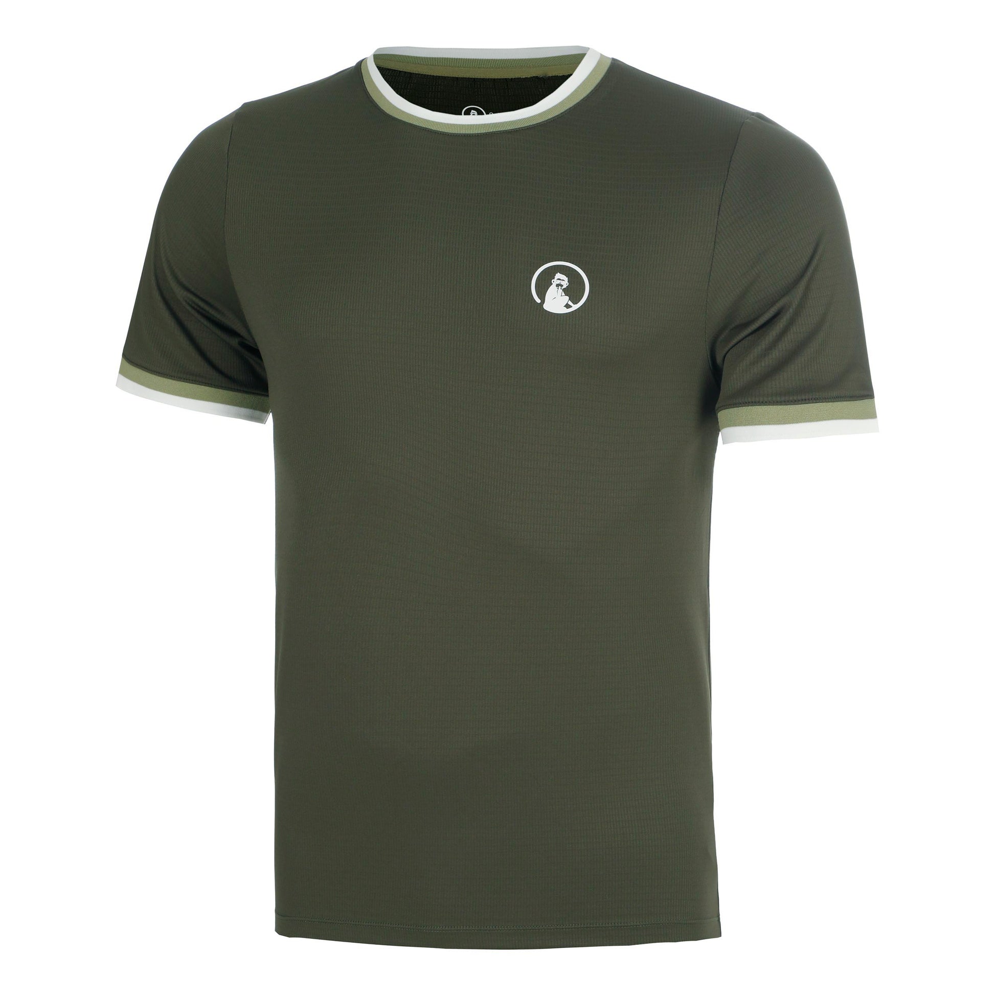 Quiet Please Memories Break Ringer T-shirt Hommes - vert foncé