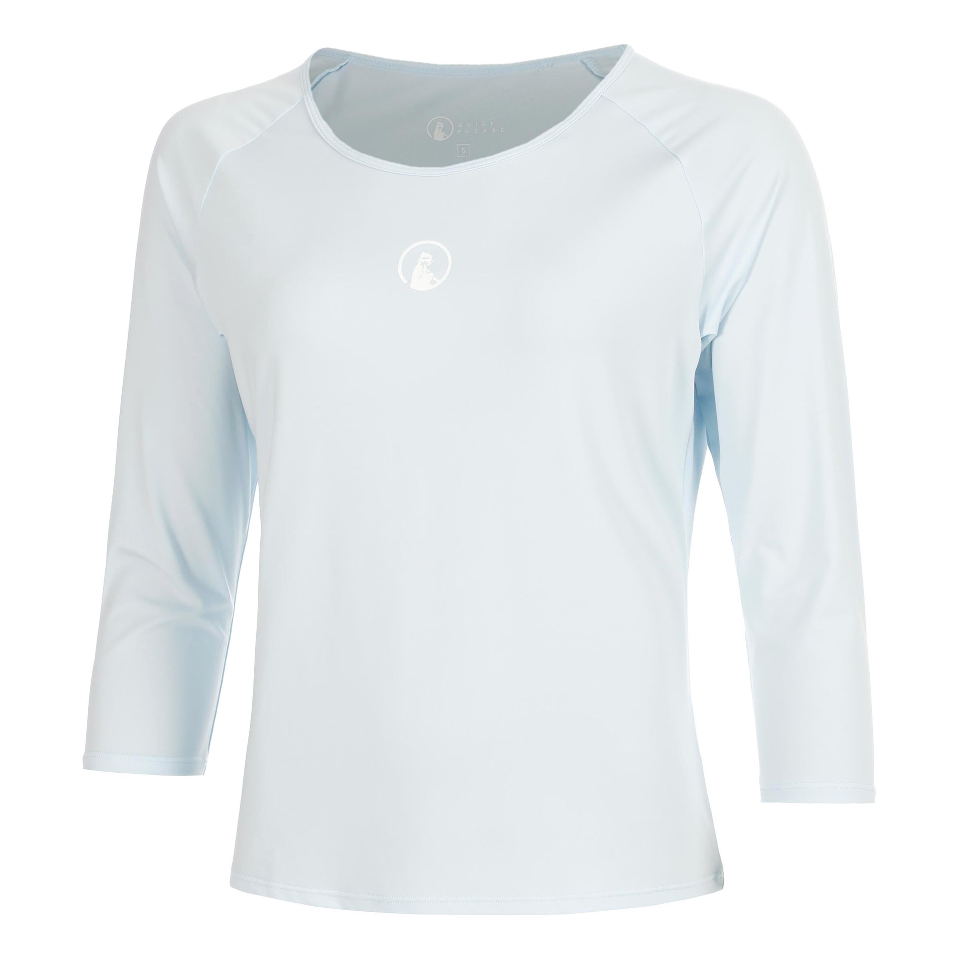 Quiet Please Memories Mixed Haut manches longues Femmes - bleu clair