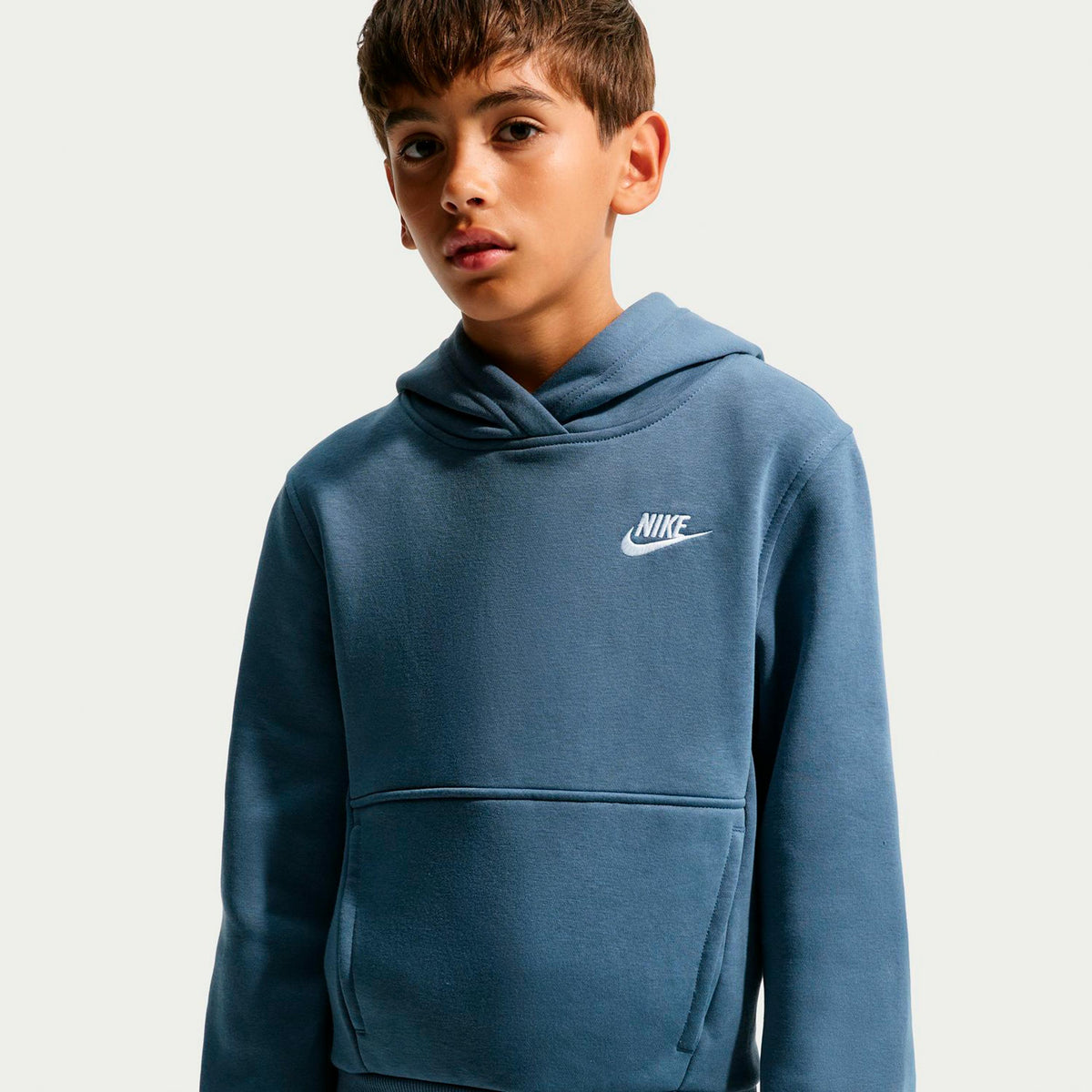 Nike Club Fleece Sweat à capuche Enfants - bleu gris
