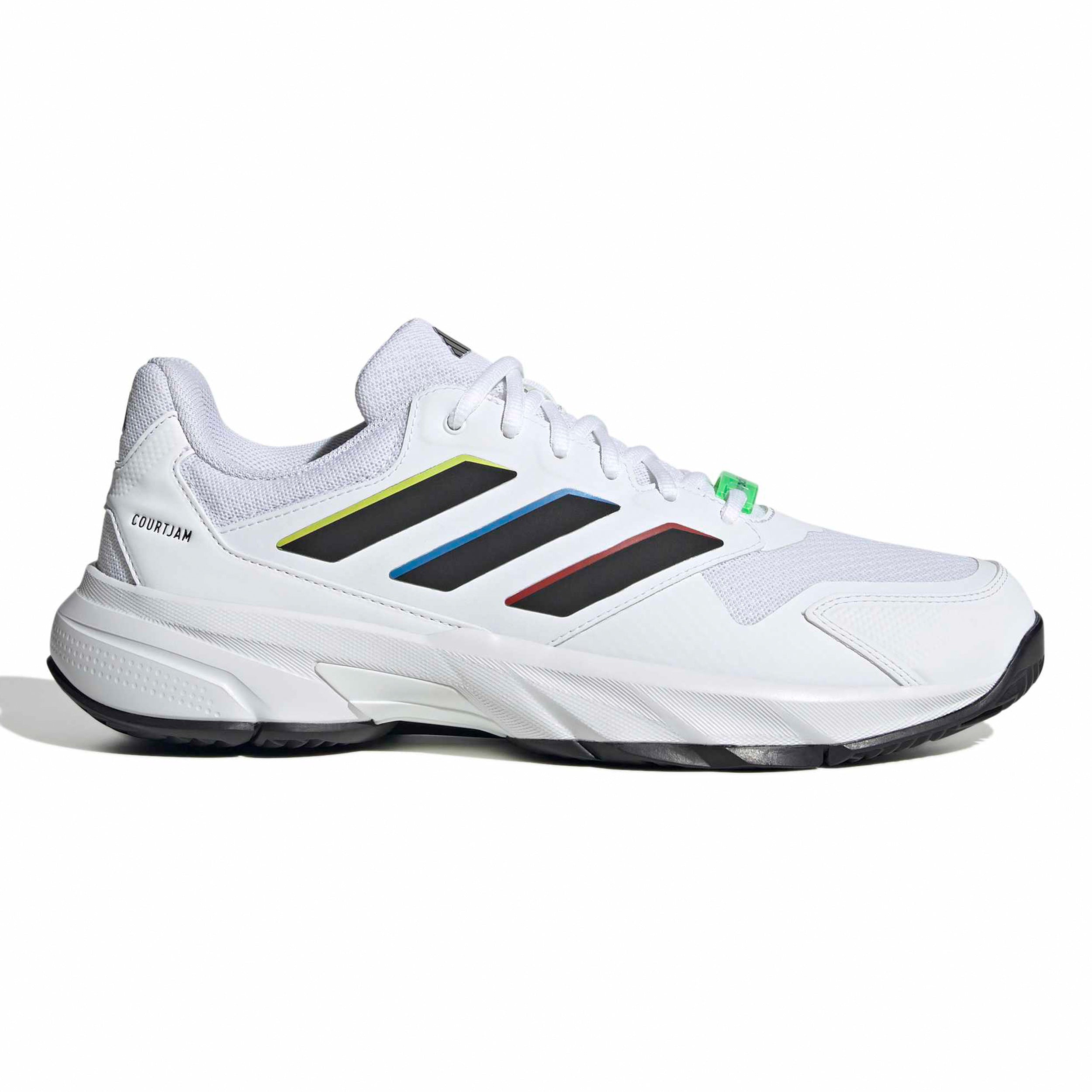 adidas CourtJam Control 3 Chaussures toutes surfaces Hommes - blanc cassé, multicouleur