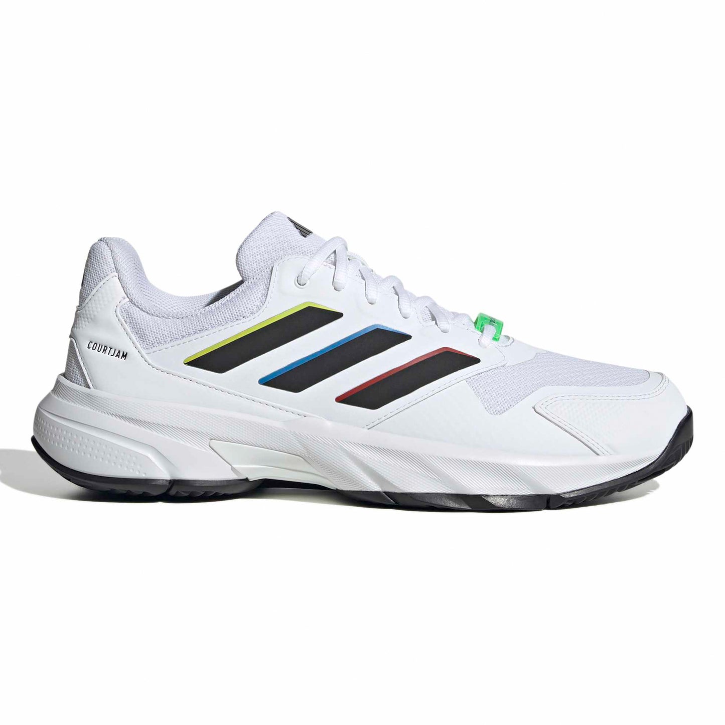 adidas CourtJam Control 3 Chaussures toutes surfaces Hommes - blanc cassé, multicouleur