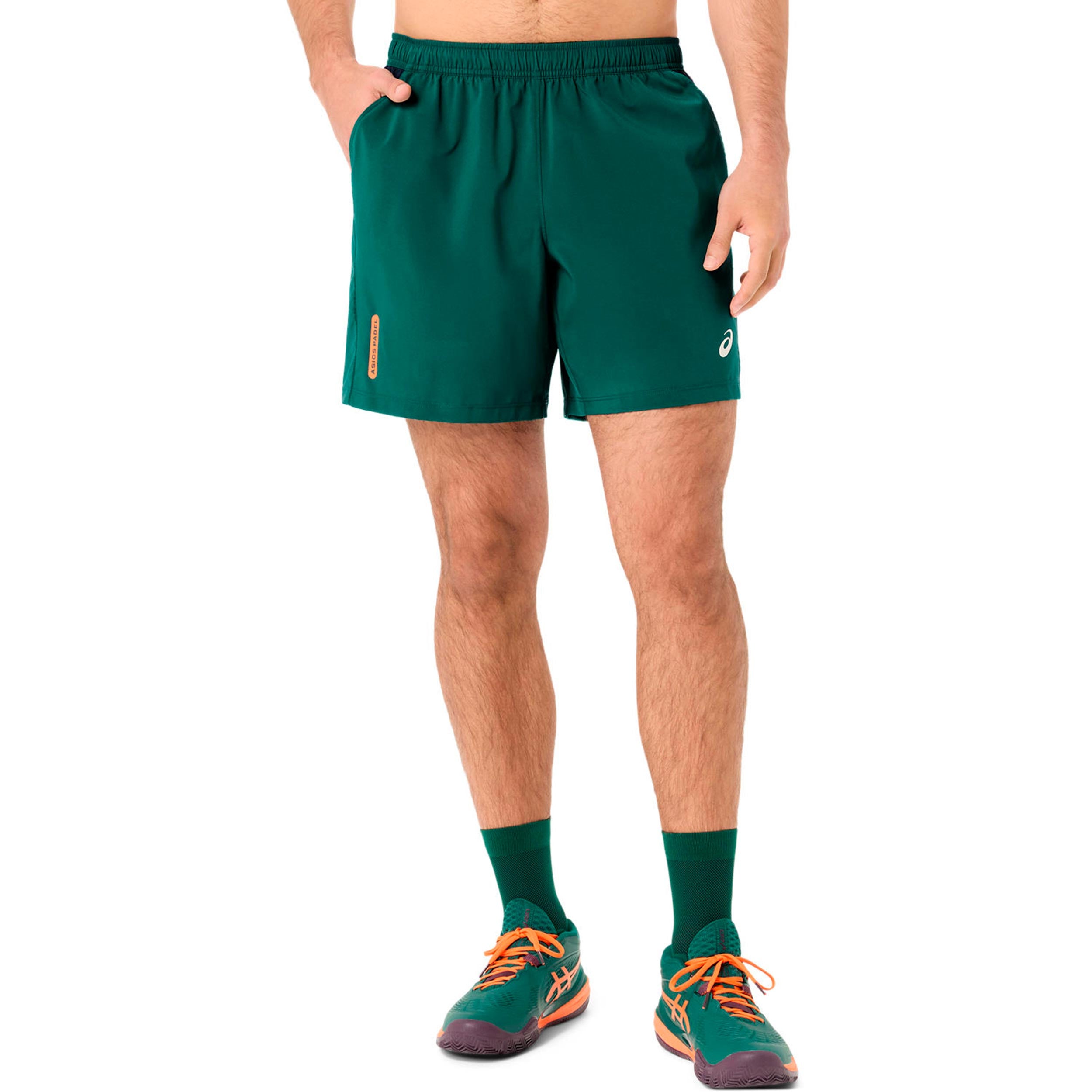 ASICS Court 7in Shorts Hommes - vert foncé