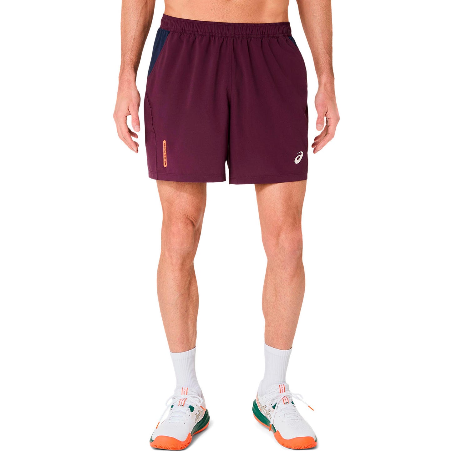 ASICS Court 7in Shorts Hommes - rouge vin