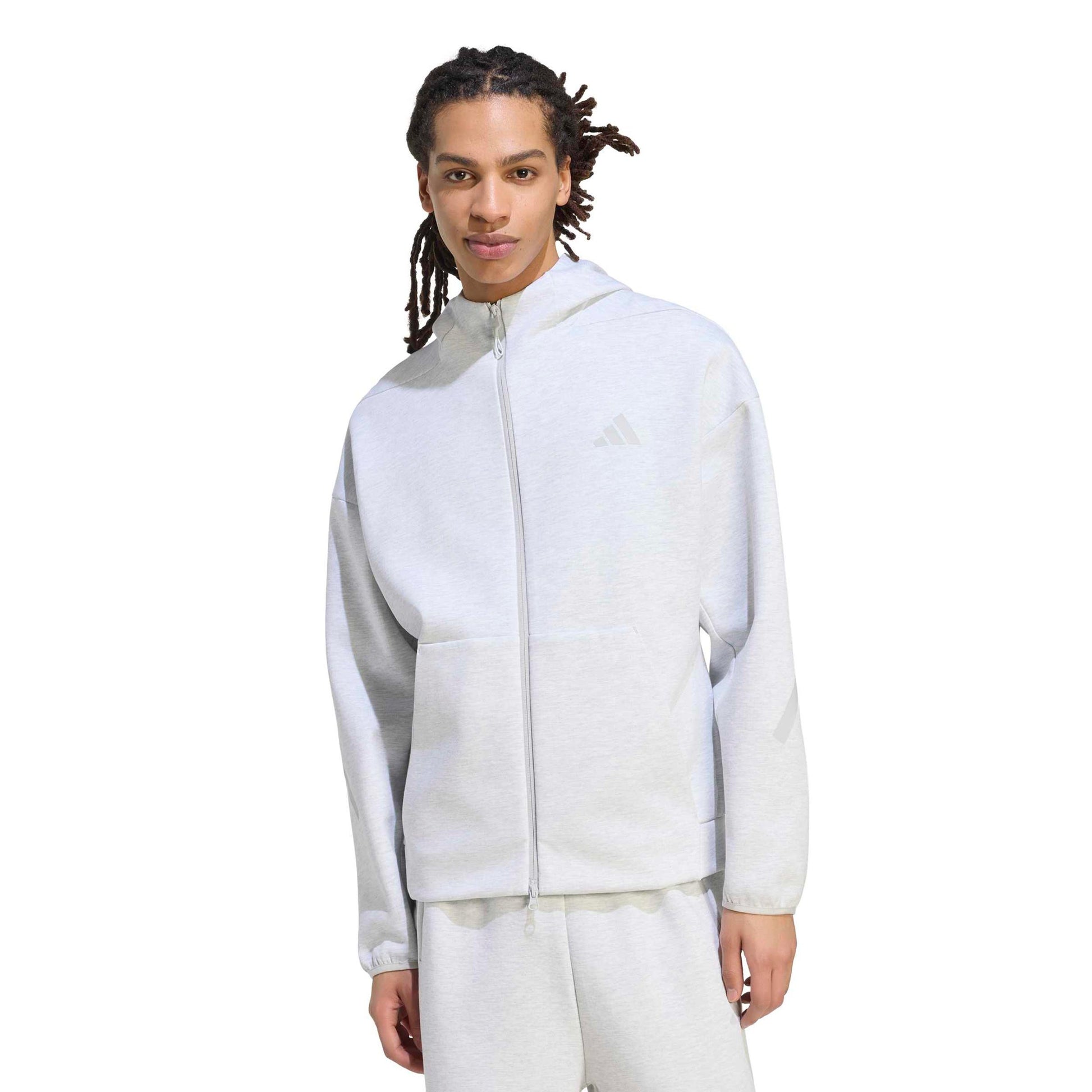 adidas Z.N.E. Gilet en coton Hommes - gris clair