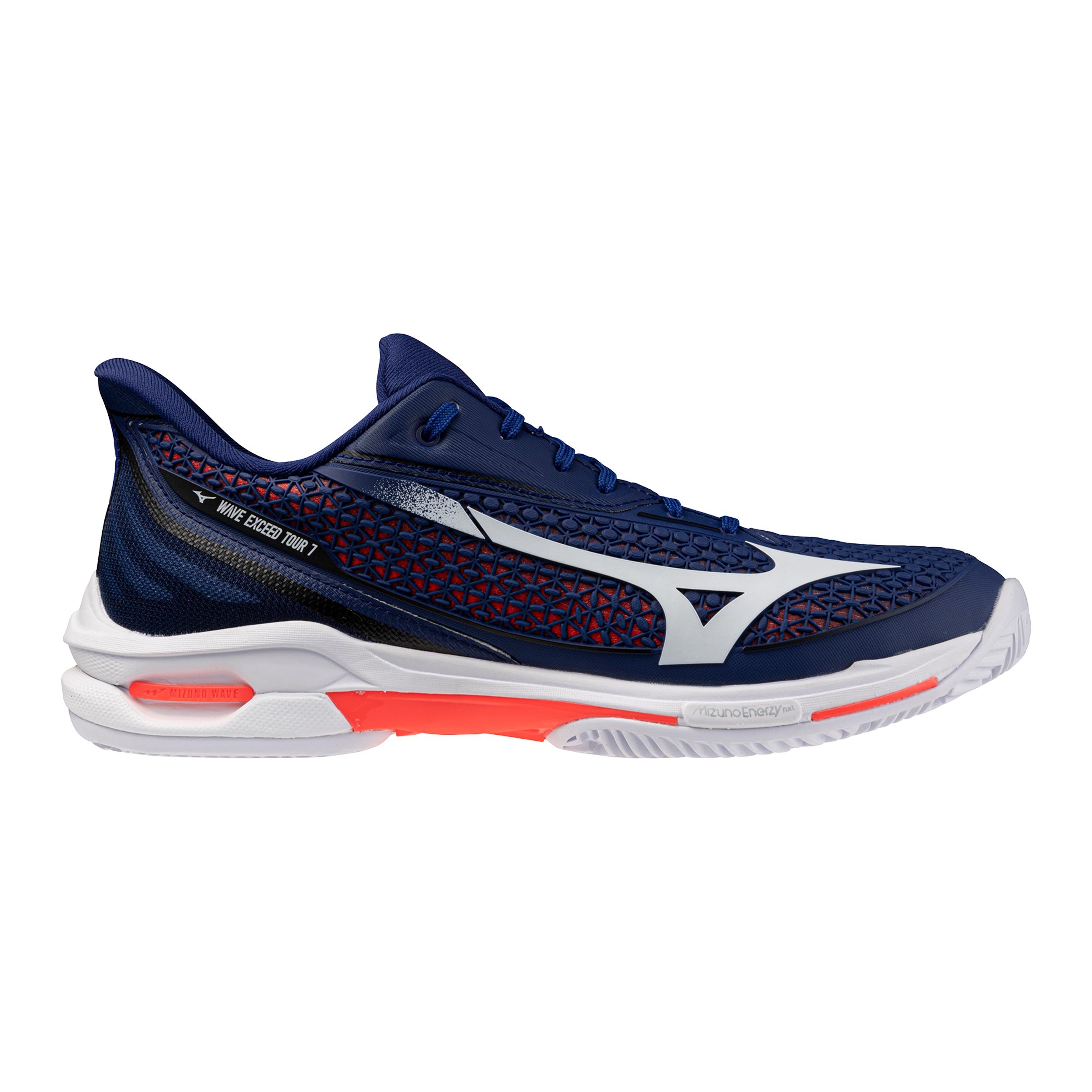 Mizuno Wave Exceed Tour 7 Chaussure terre battue Hommes - bleu foncé, orange