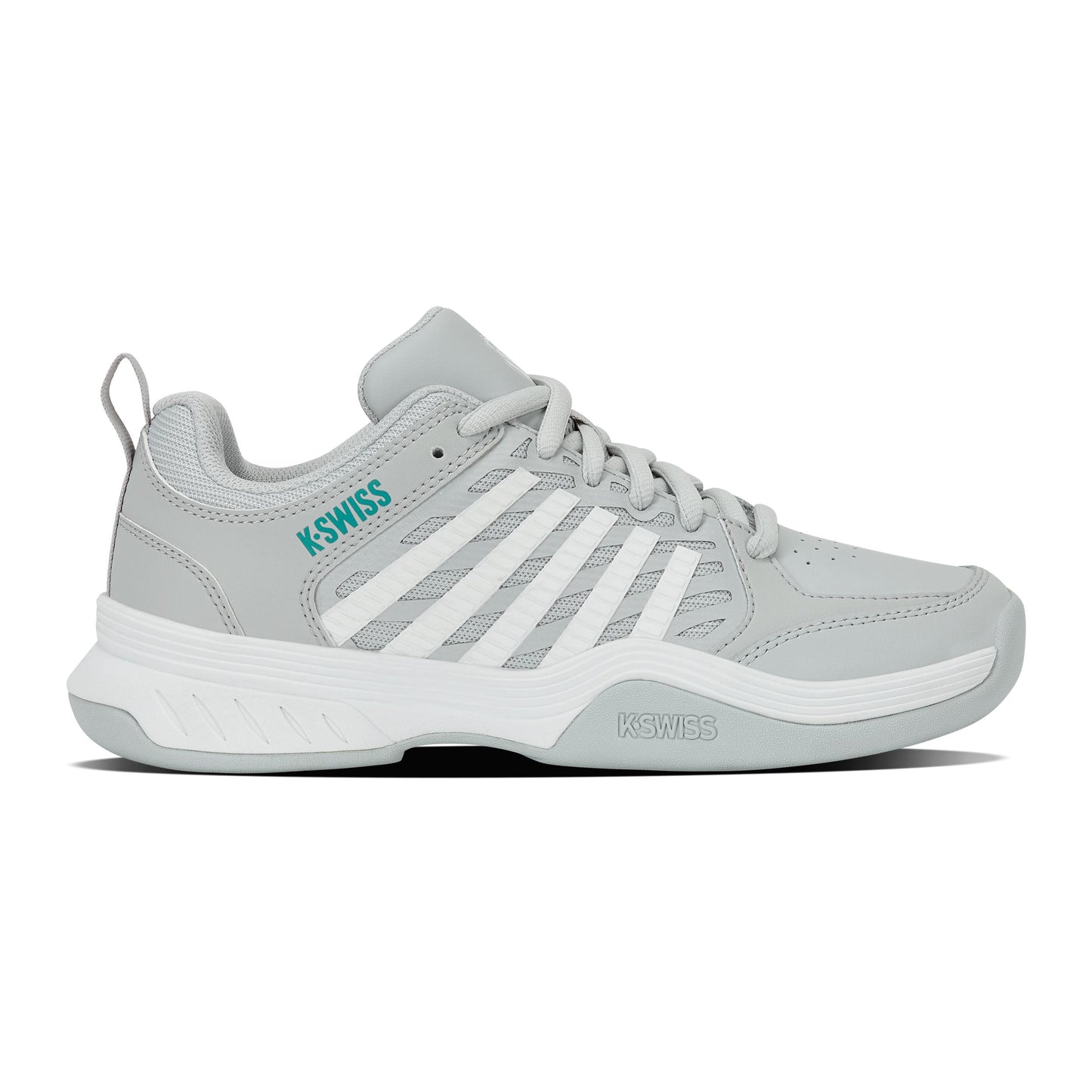 K-Swiss Court Express 2 Chaussure moquette Femmes - gris clair, blanc