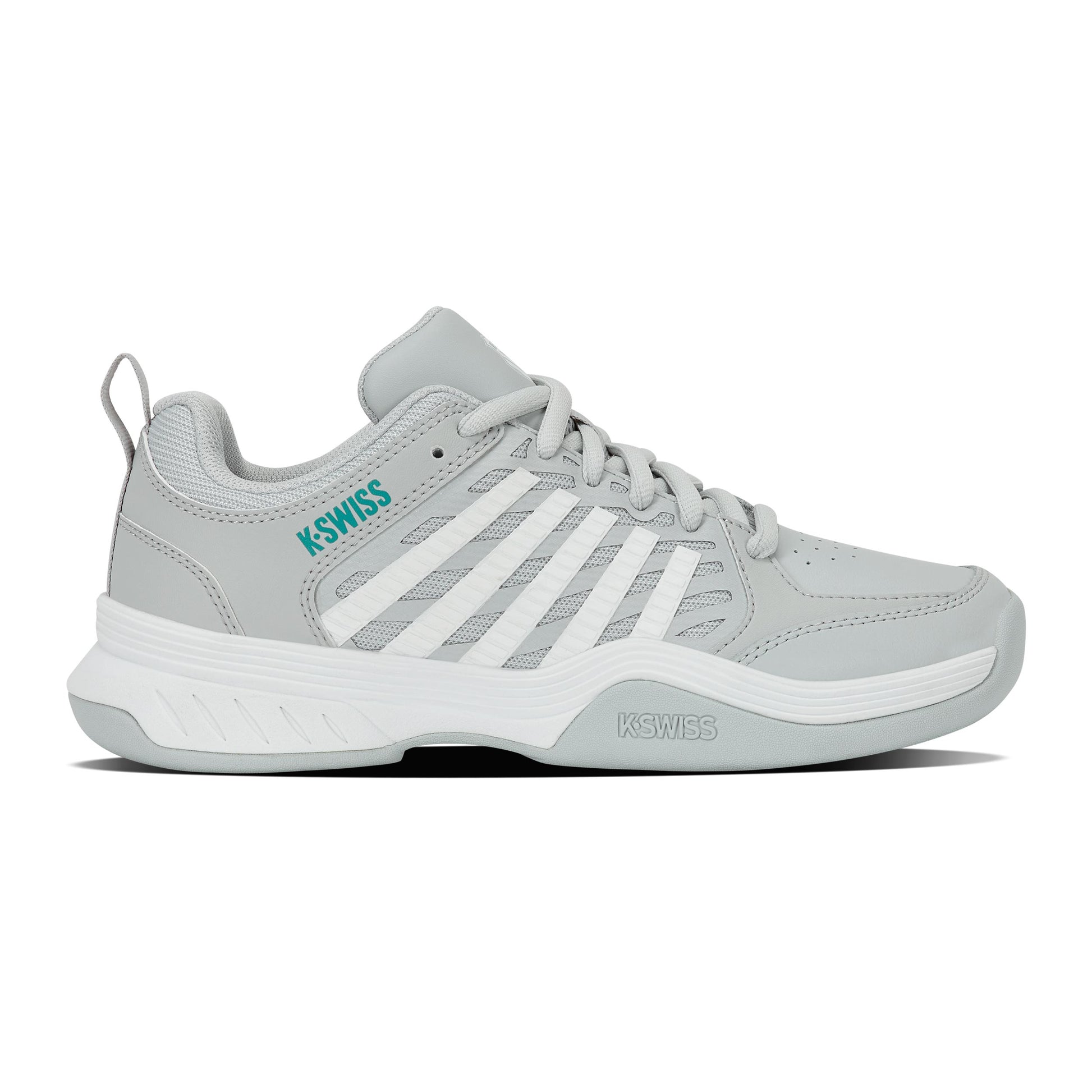 K-Swiss Court Express 2 Chaussure moquette Femmes - gris clair, blanc