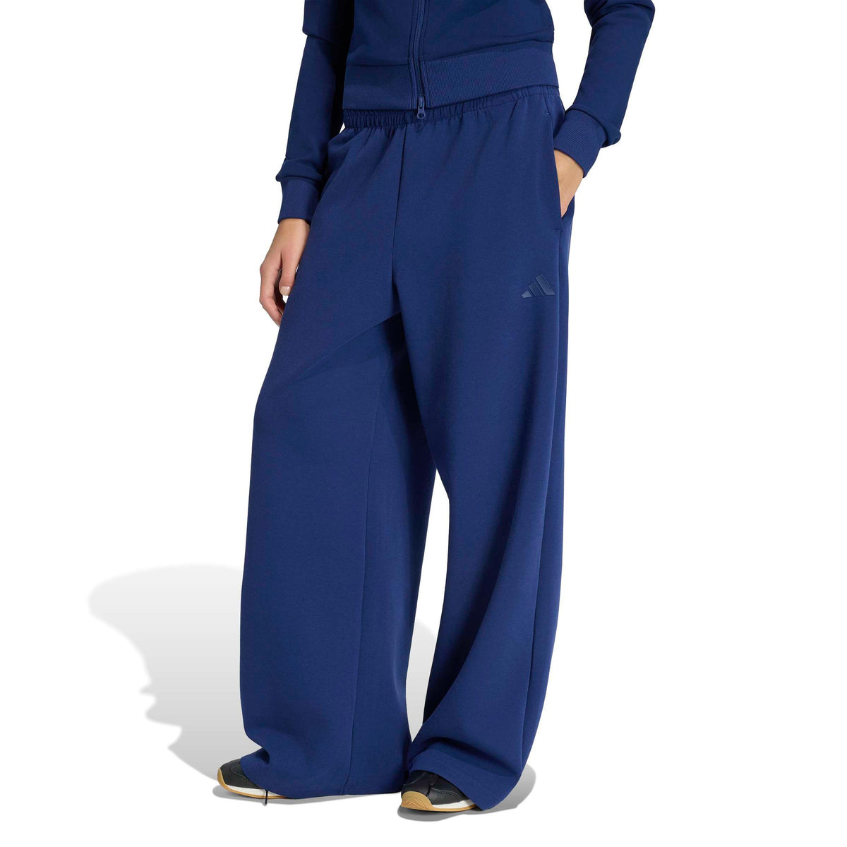 adidas Soft Lux Straight Pantalon survêtement Femmes - bleu foncé