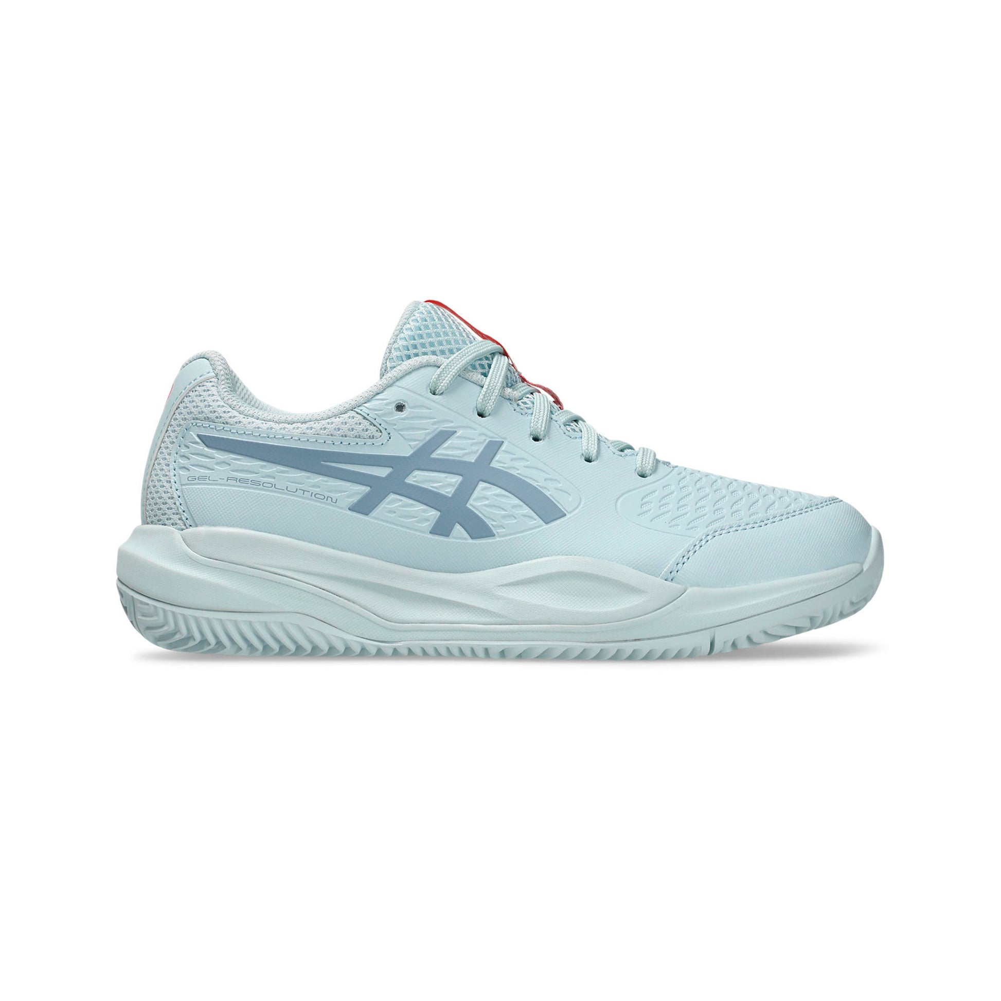 ASICS Gel-Resolution X GS Chaussure terre battue Enfants - bleu clair, gris