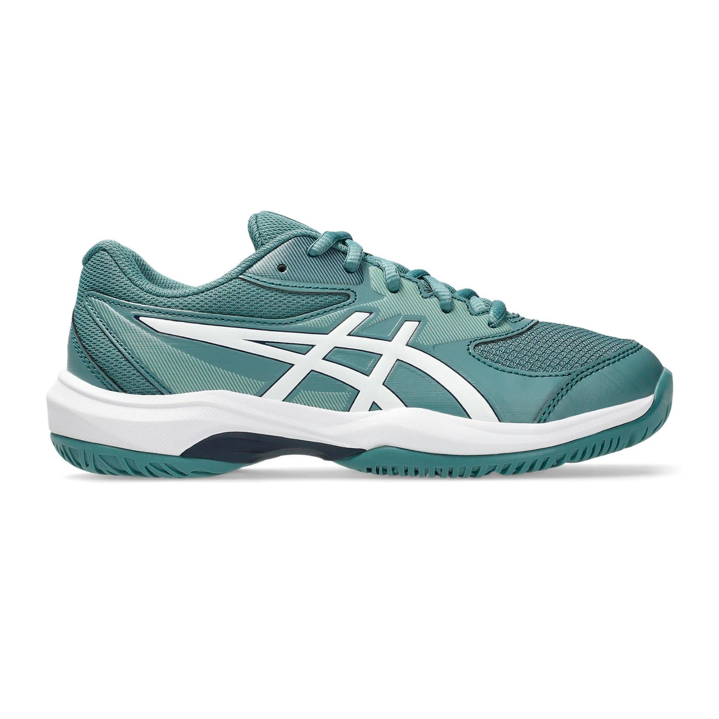 ASICS Gel-Game 10 GS Chaussures toutes surfaces Enfants - bleu petrol, blanc