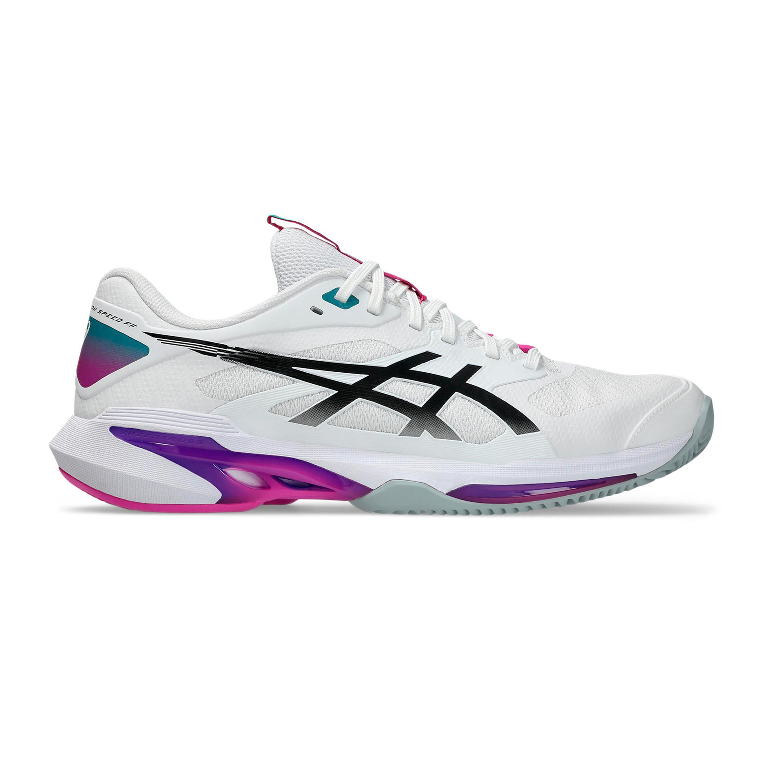 ASICS Solution Speed FF 4 Chaussure terre battue Hommes - blanc, rose