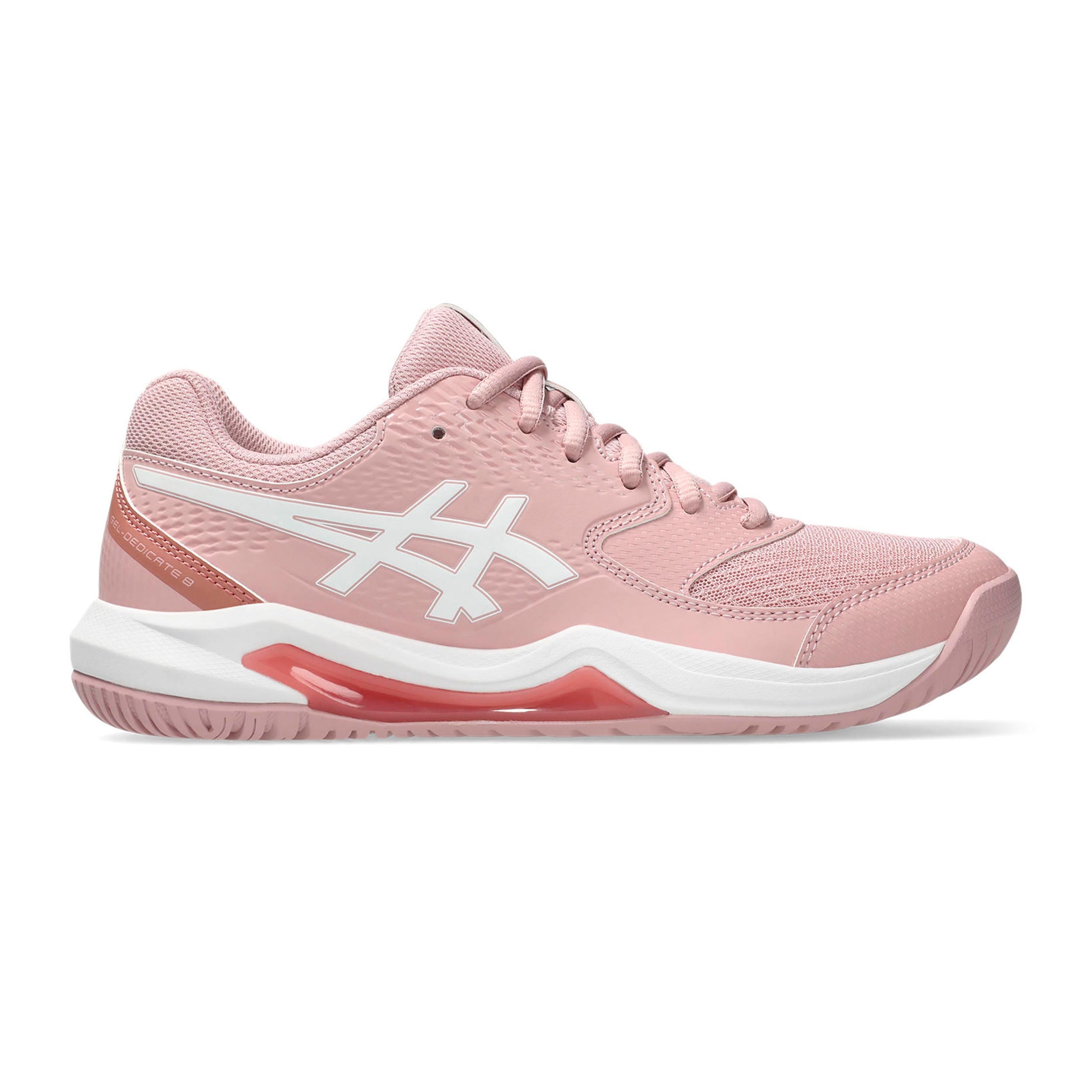 ASICS Gel-Dedicate 8 Chaussures toutes surfaces Femmes - rosé, blanc