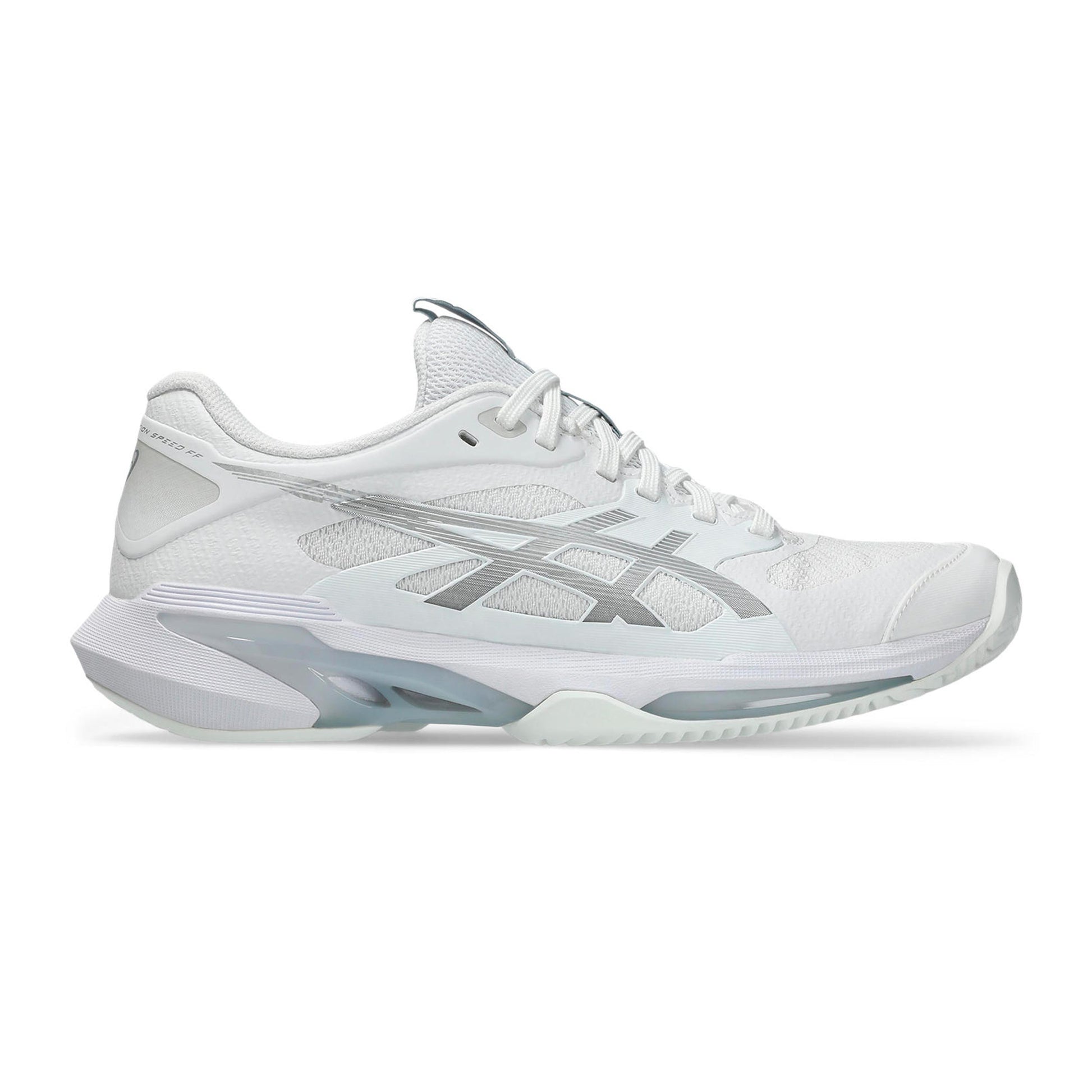 ASICS Solution Speed FF 4 Chaussure terre battue Femmes - blanc, argent