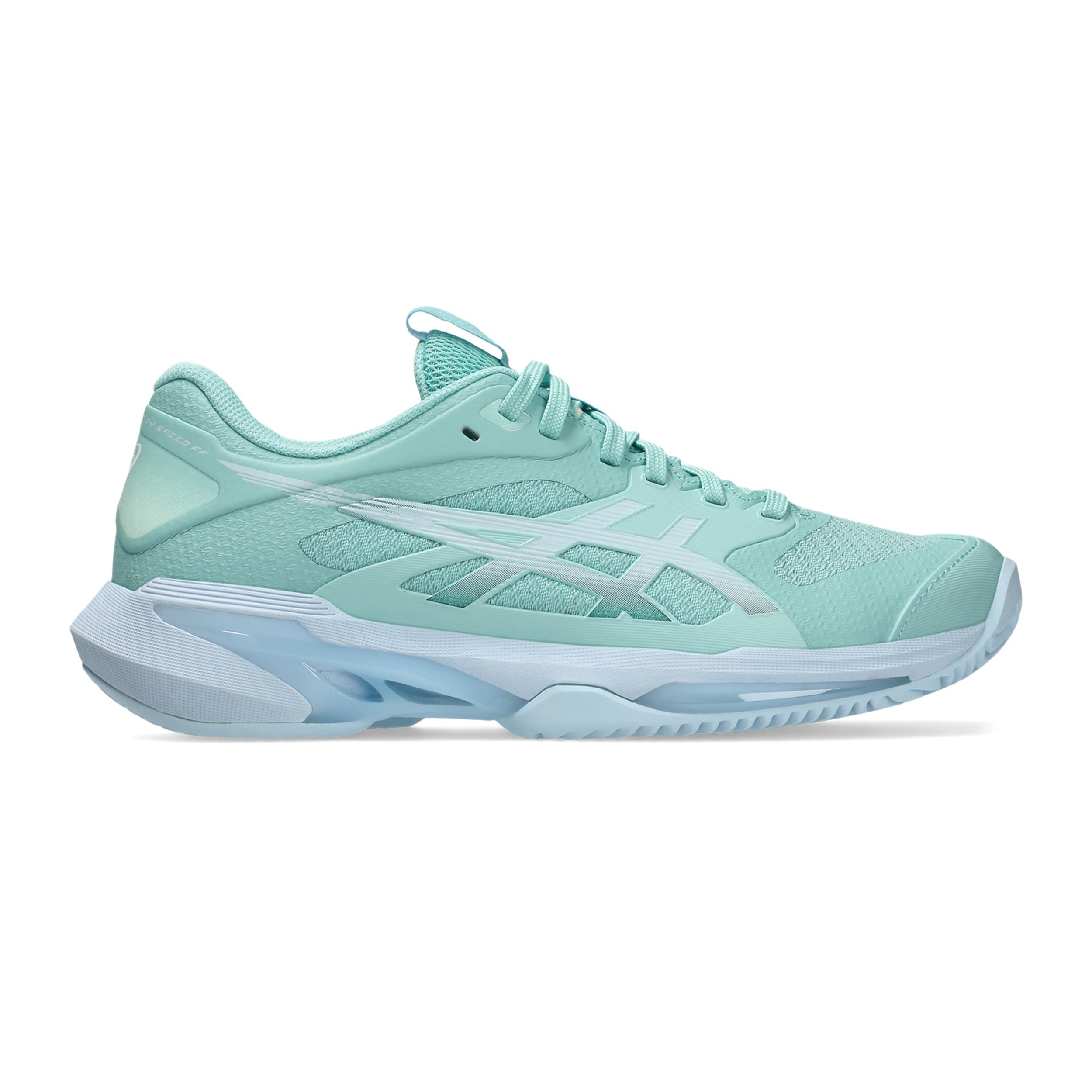 ASICS Solution Speed FF 4 Chaussure terre battue Femmes - menthe, bleu clair