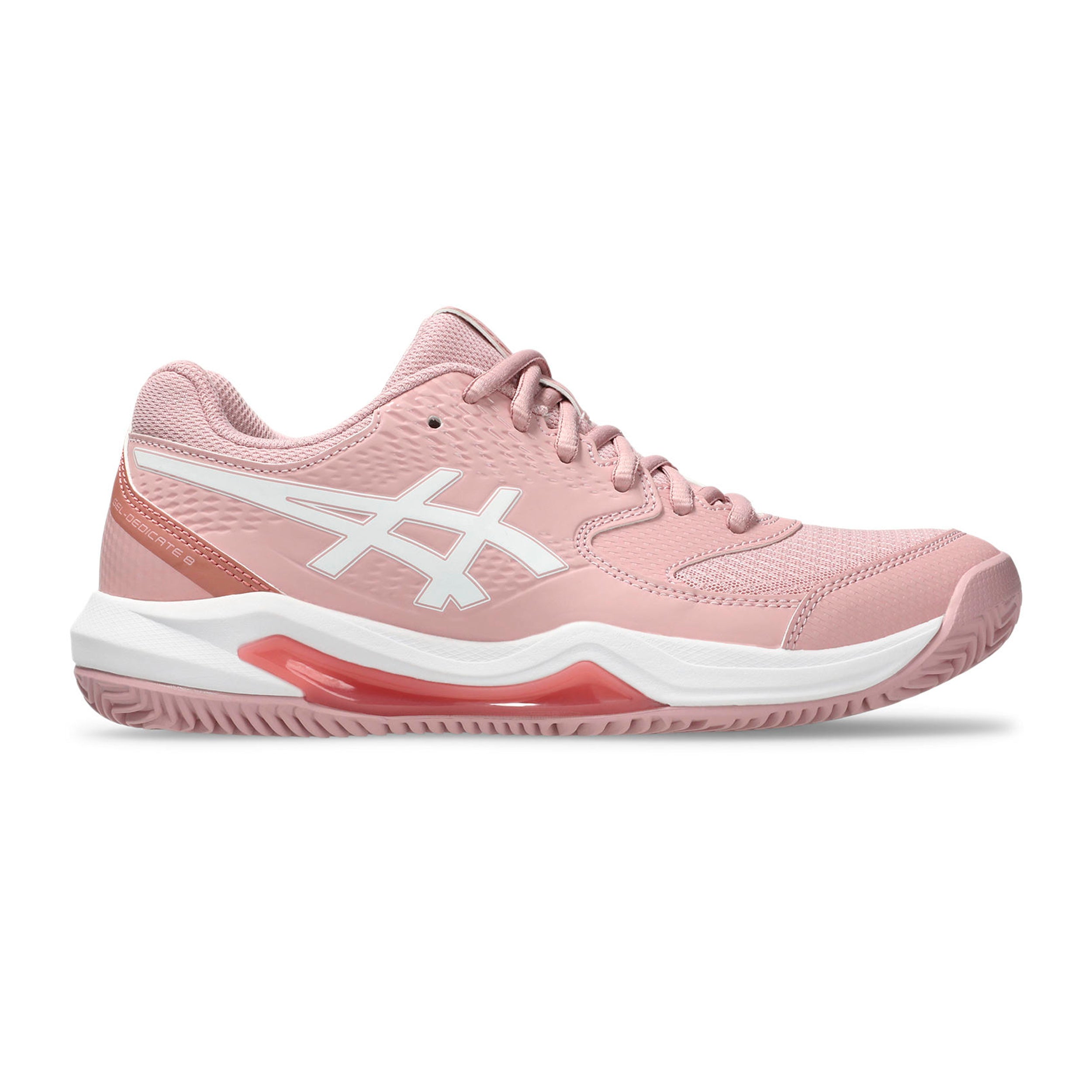 ASICS Gel-Dedicate 8 Chaussure terre battue Femmes - rosé, blanc