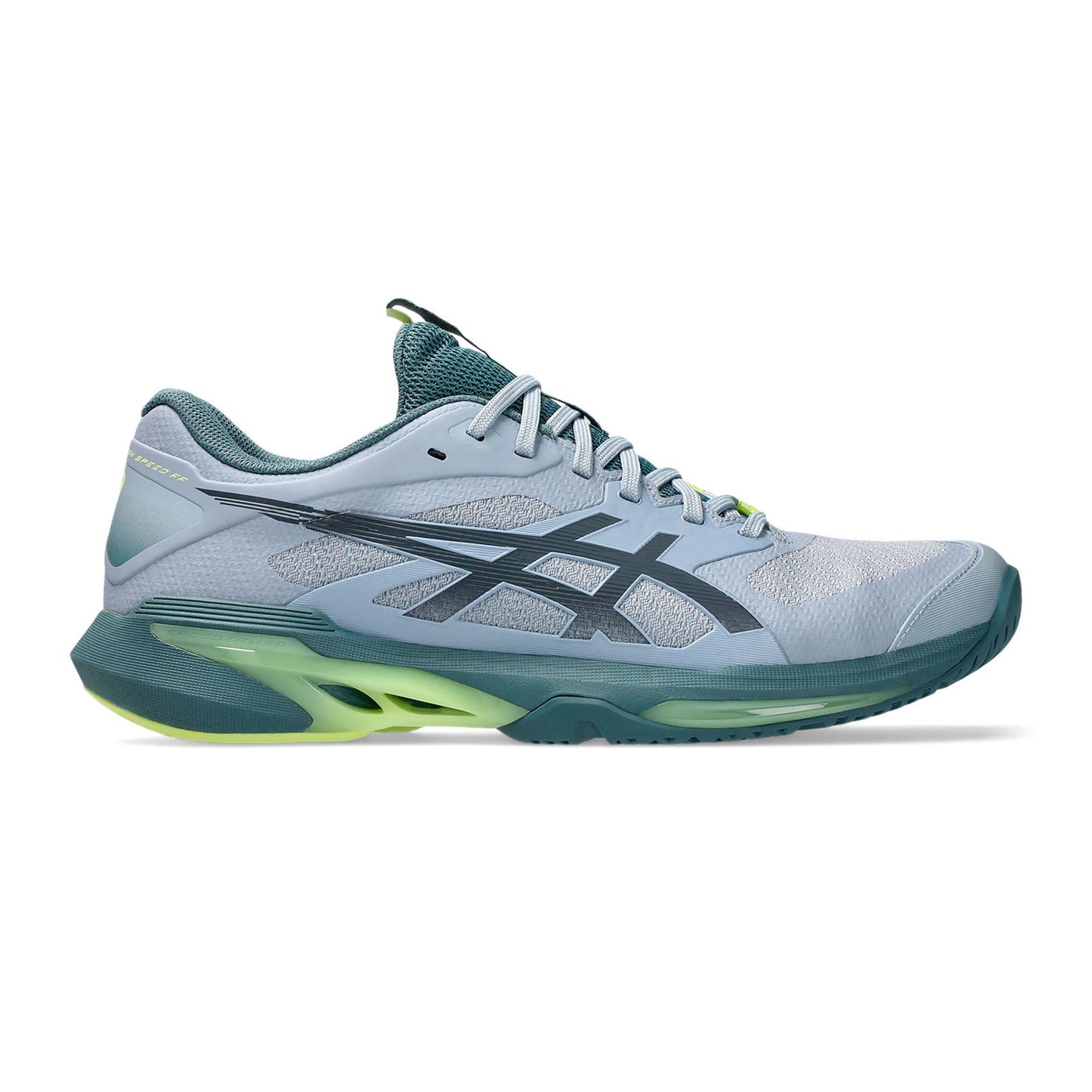ASICS Solution Speed FF 4 Chaussures toutes surfaces Hommes - gris, jaune lemon