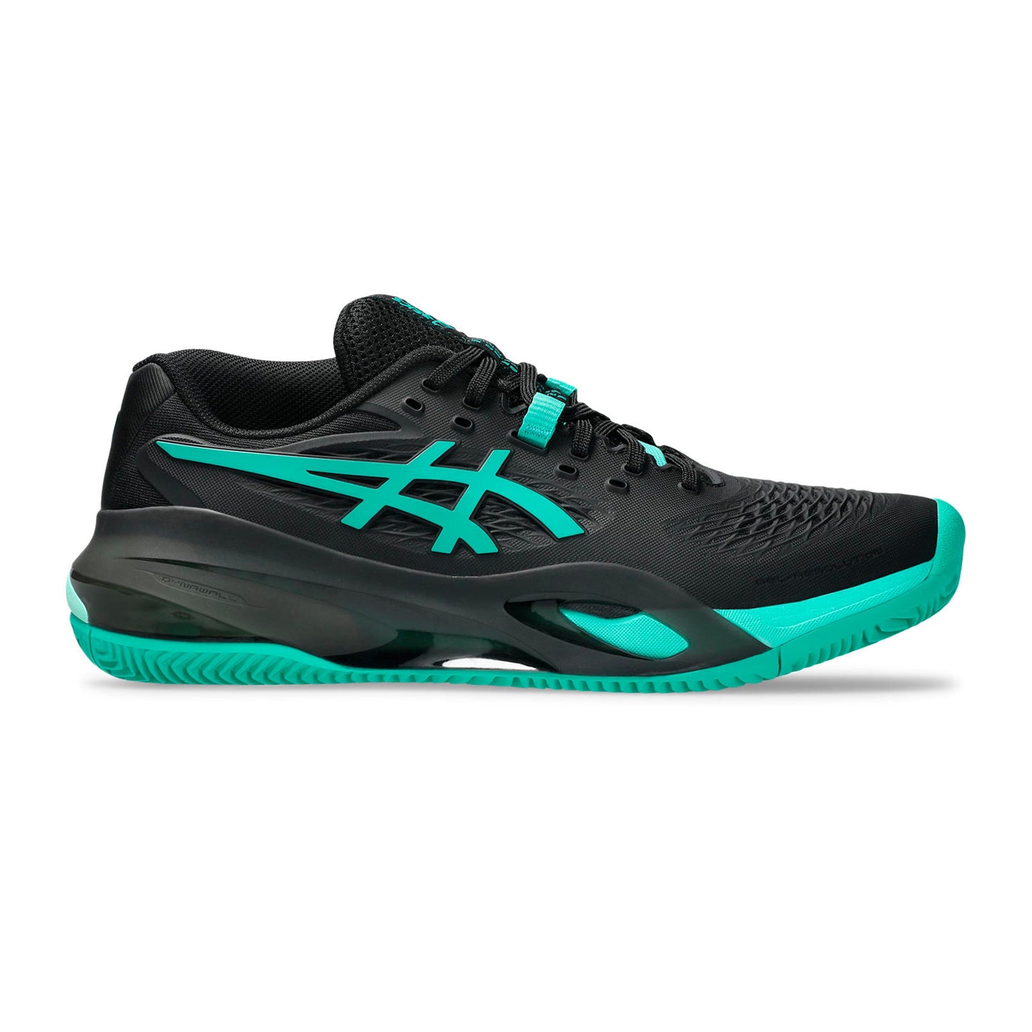 ASICS Gel-Resolution X Chaussure terre battue Hommes - noir, turquoise