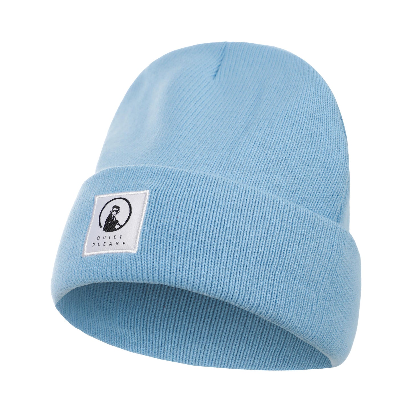 Quiet Please Get Warm Bonnet Unisex-bleu clair