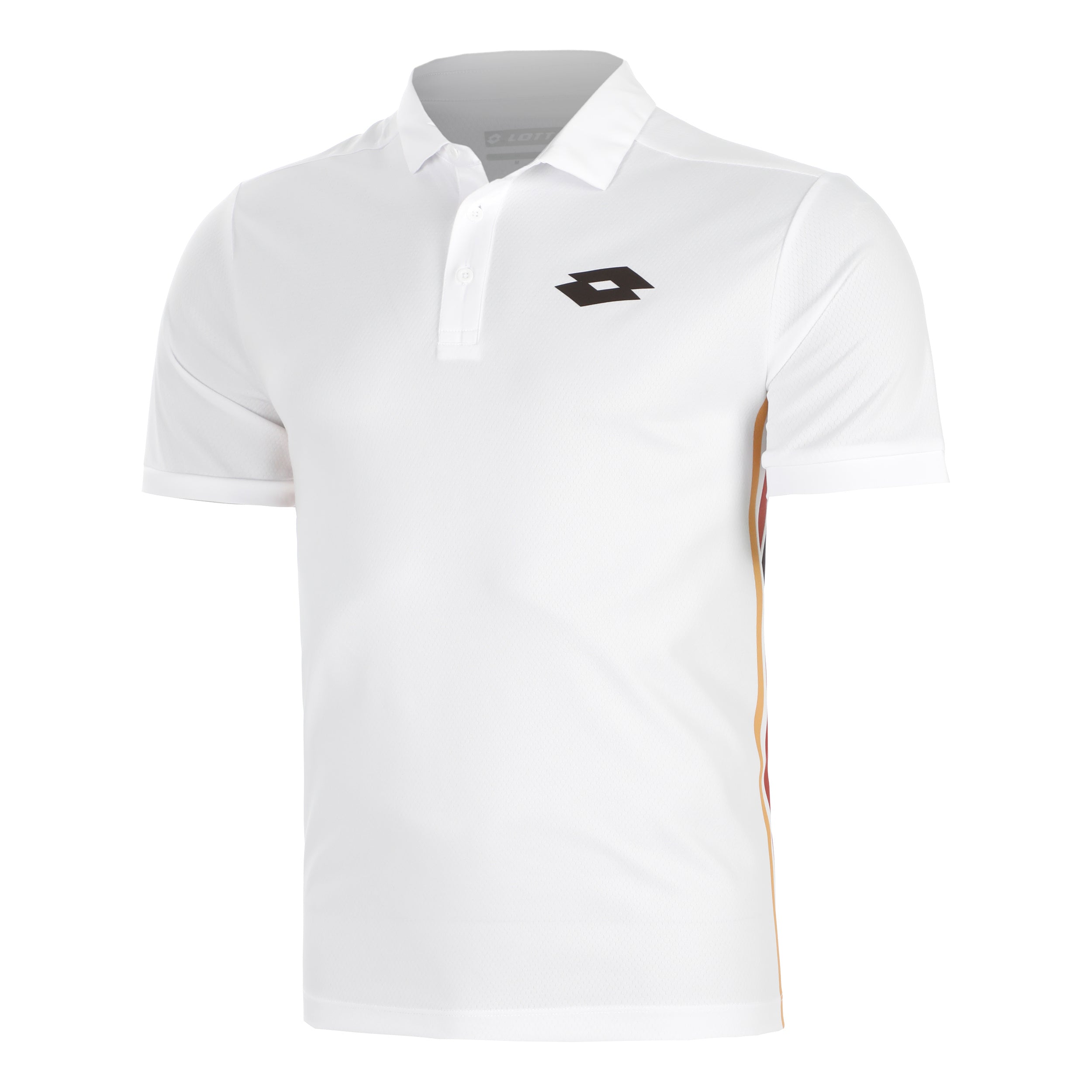 Lotto Tech VI Polo Hommes - blanc, marron