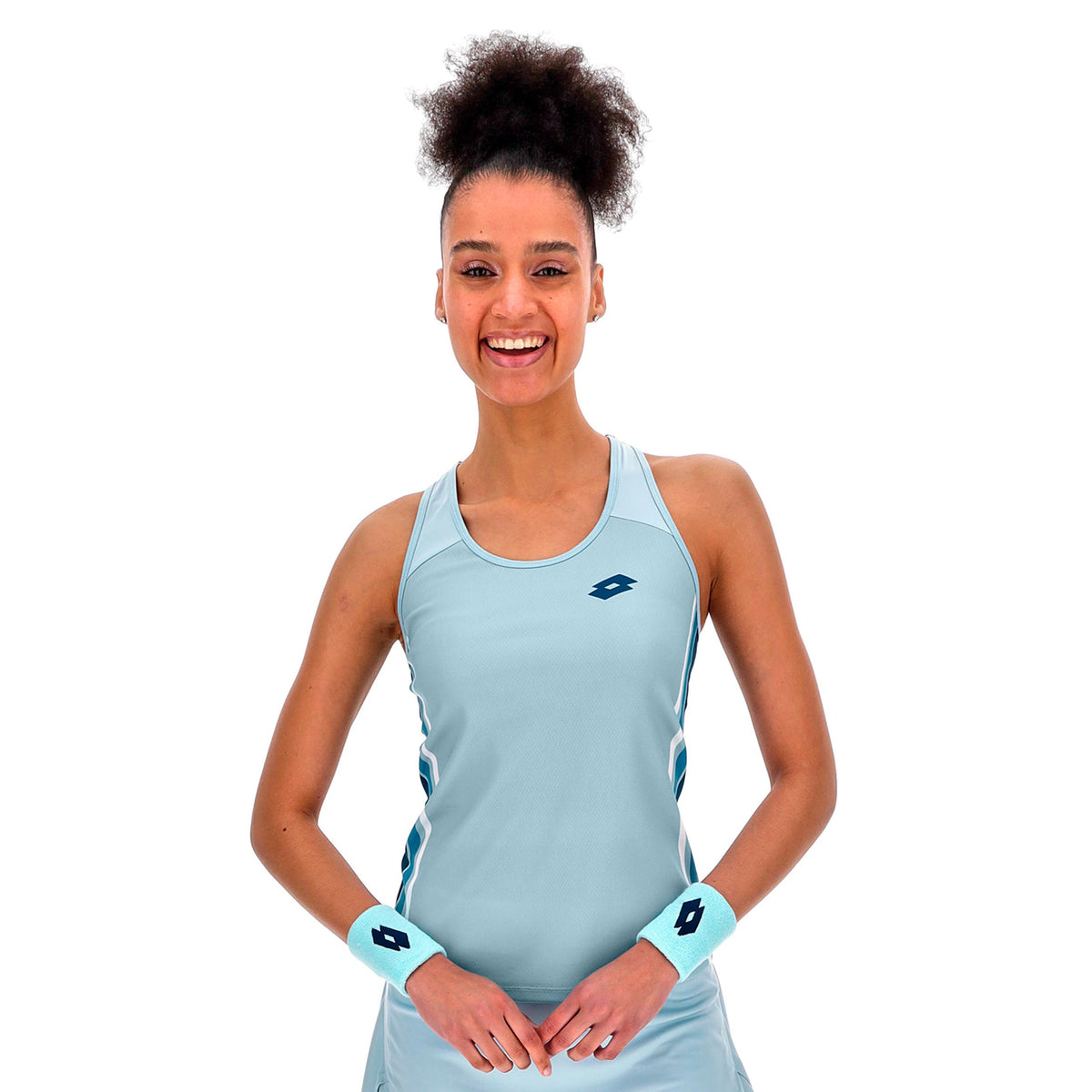 Lotto Tech VI Débardeur tank top Femmes - bleu clair, blanc