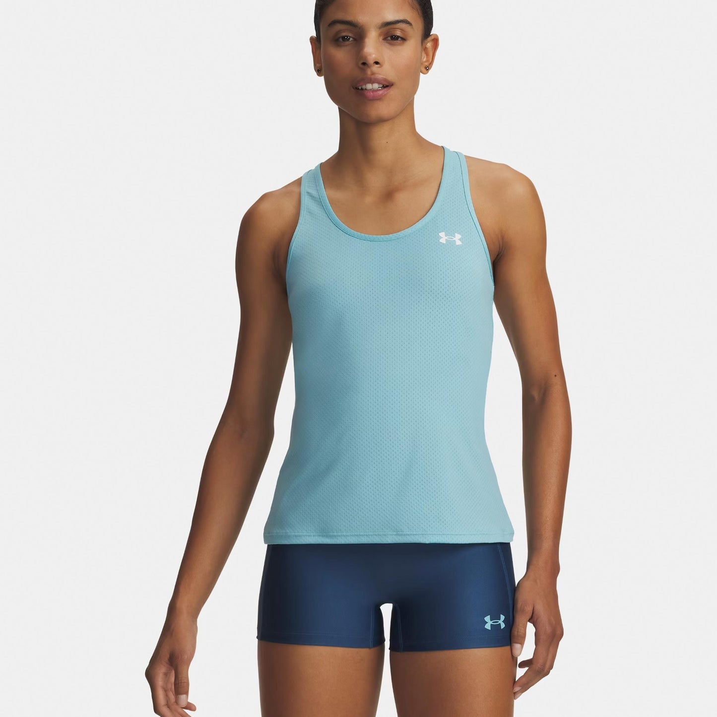 Under Armour Tech Mesh Racer Débardeur tank top Femmes-bleu, blanc