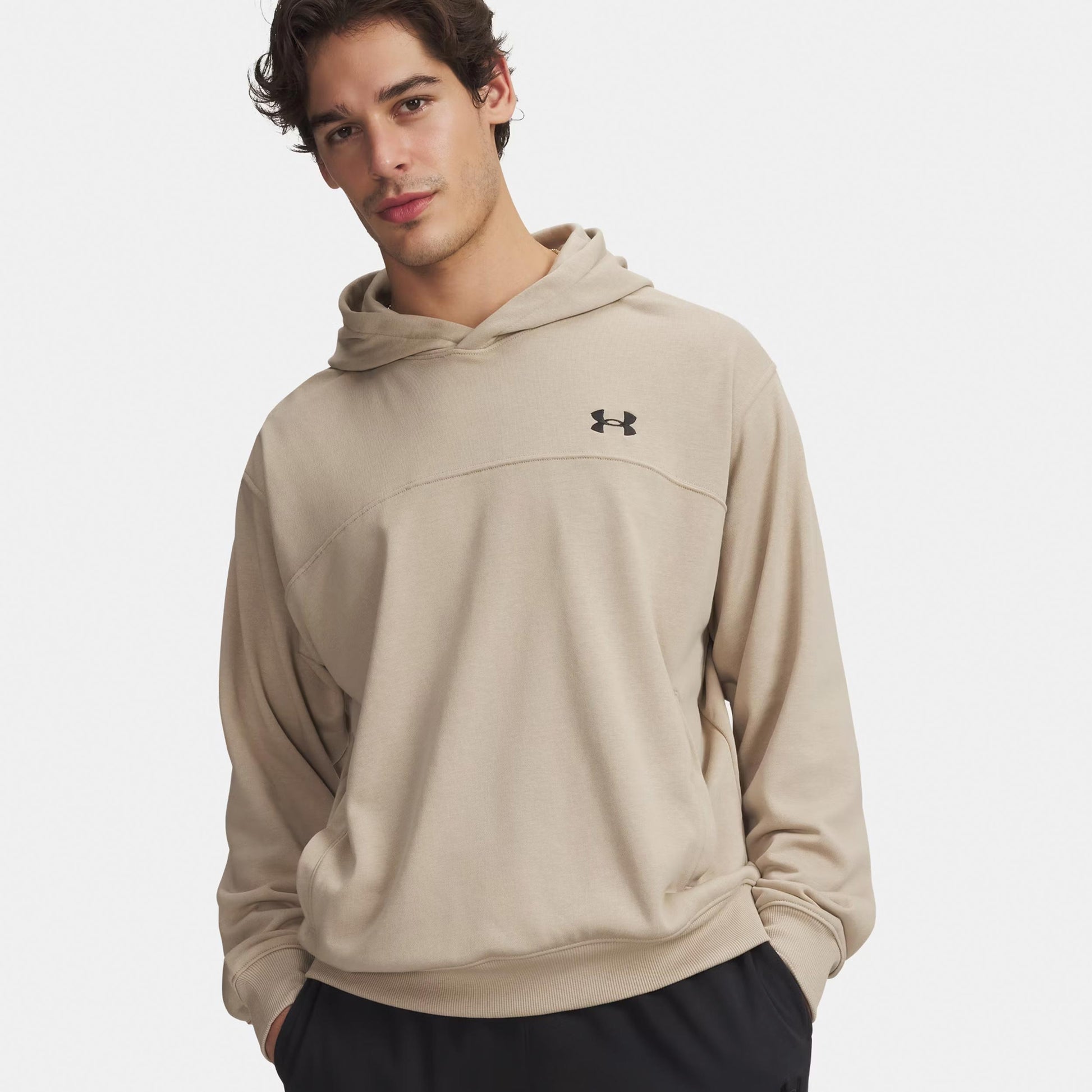 Under Armour Rival Sweat à capuche Hommes-marron