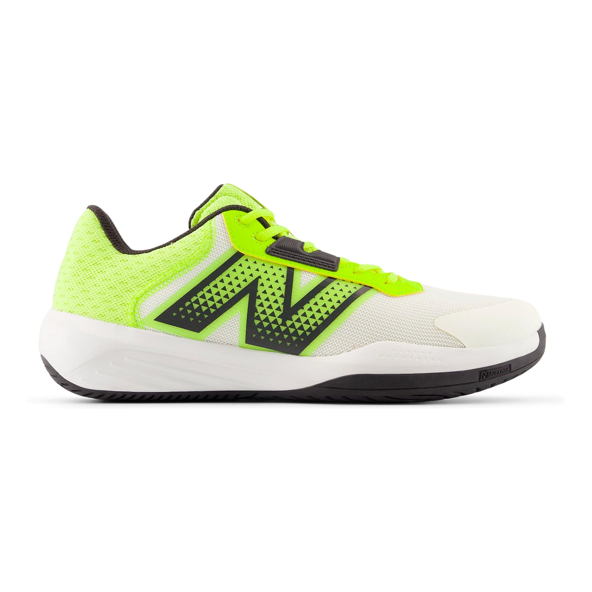 New Balance 696v6 Chaussures toutes surfaces Hommes-blanc, jaunes fluo