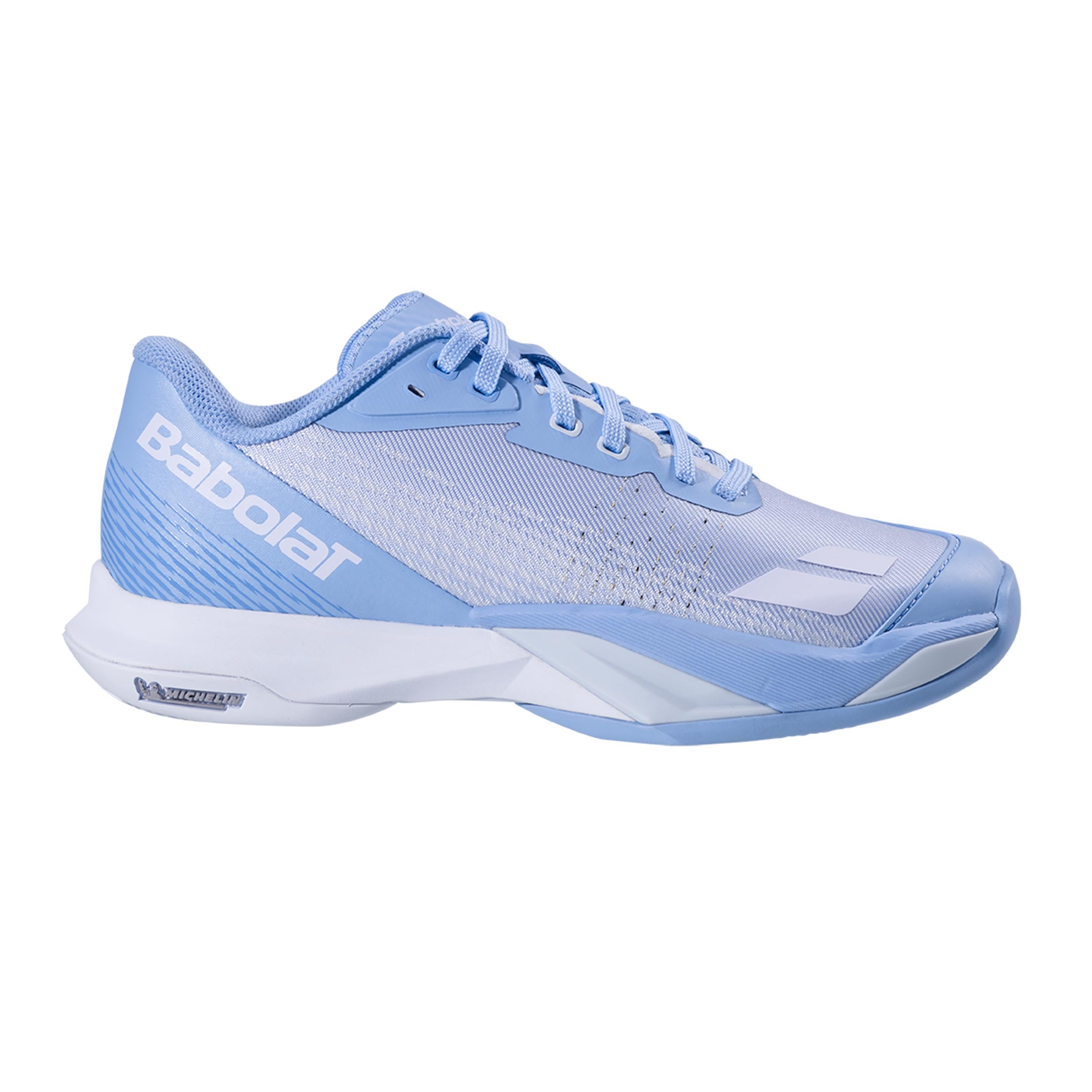 Babolat Jet Mach 4 Chaussure terre battue Femmes - lilas, blanc
