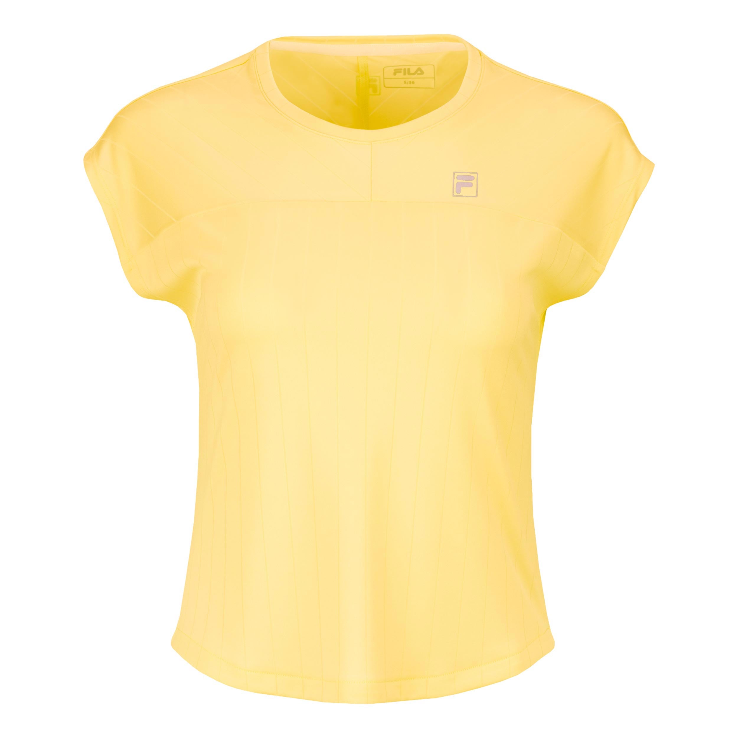 Fila Lum T-shirt Femmes - jaune lemon