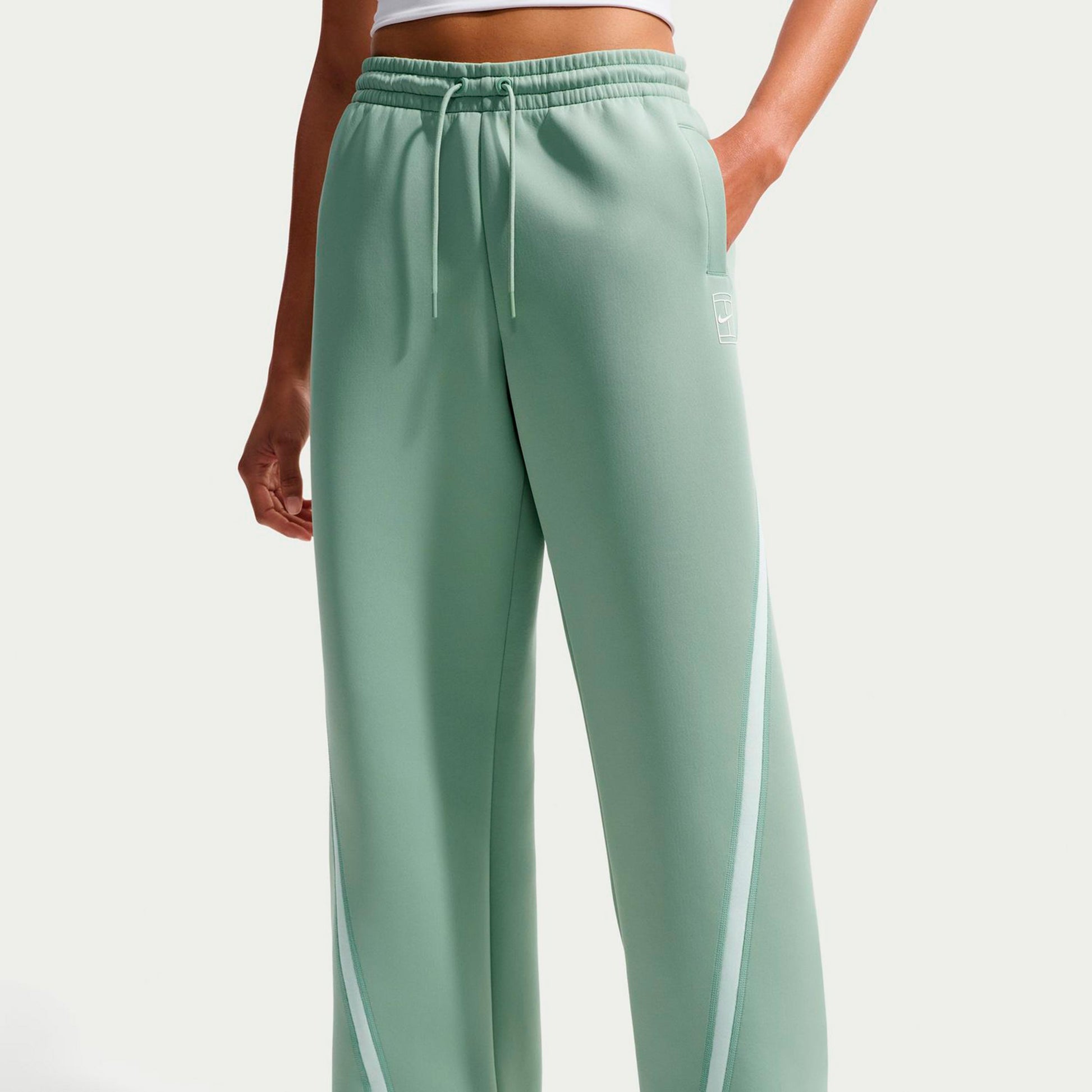 Nike Court Dri-Fit Advantage  Pantalon survêtement Femmes - blanc cassé, blanc