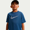 Dri-Fit Multi  T-shirt Garçons-bleu petrol