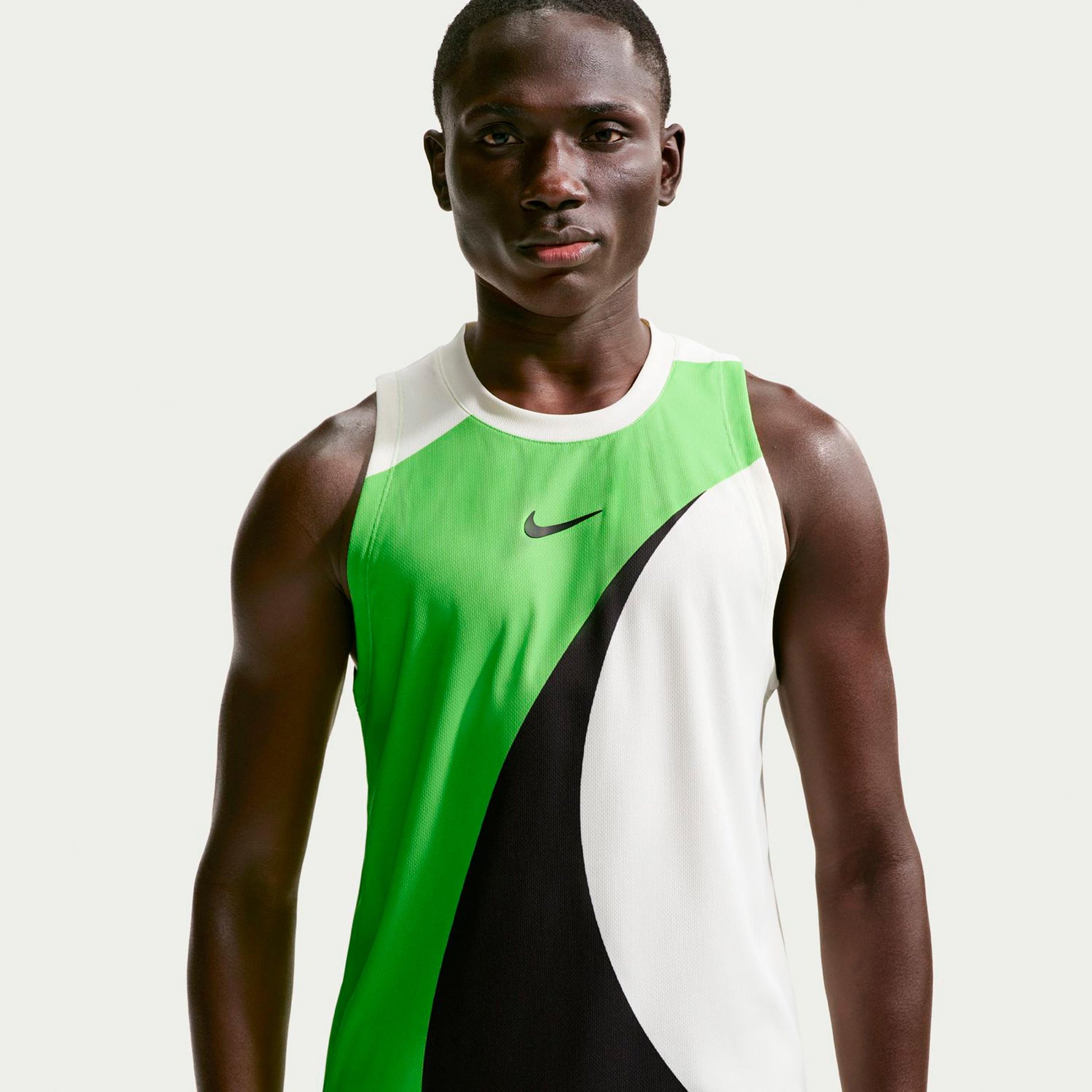 Nike Carlos Alcaraz Court Dri-Fit Advantage Slam Débardeur tank top Hommes-vert, blanc