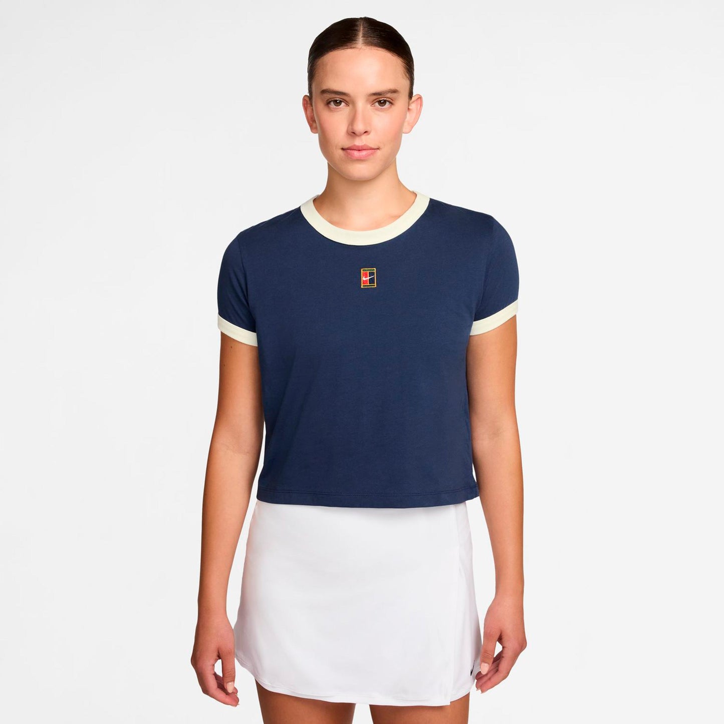 Nike Heritage T-shirt Femmes-bleu foncé, crème