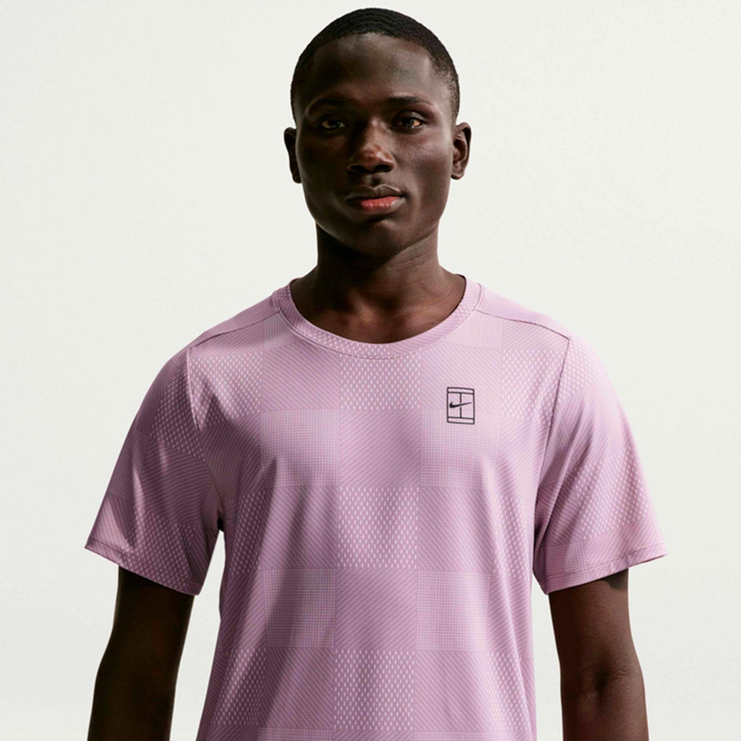 Nike Court Dri-Fit Advantage T-shirt Hommes - mauve