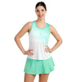 Crew Racerback Débardeur tank top Femmes-vert, blanc