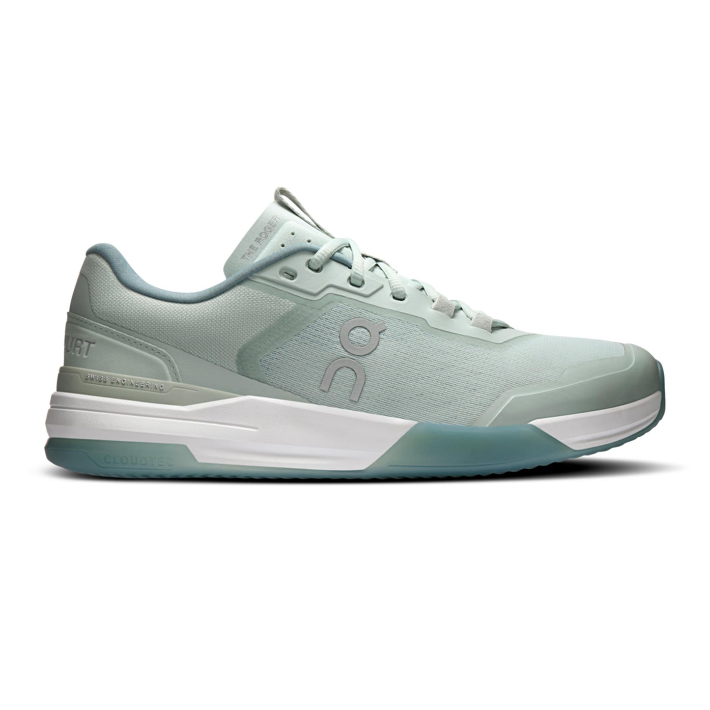 On THE ROGER ADV Pro Chaussure terre battue Hommes - menthe, blanc