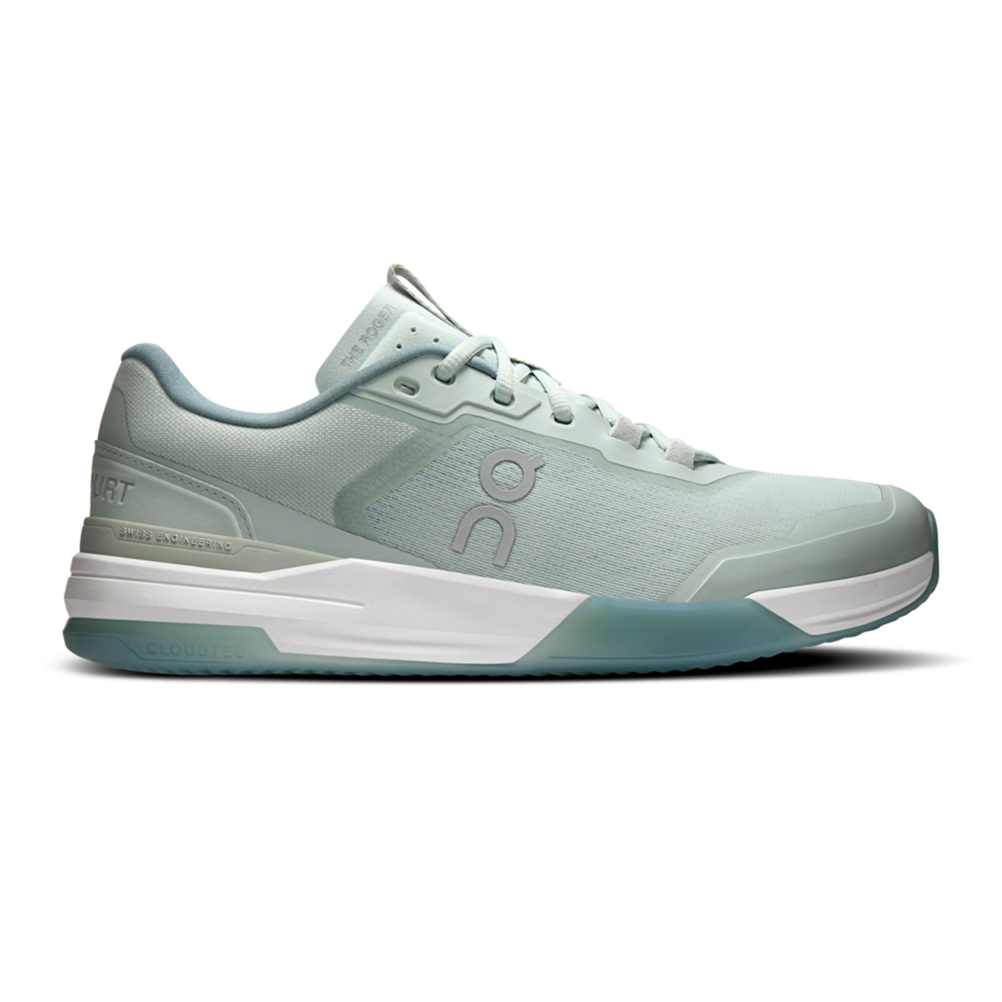 On THE ROGER ADV Pro Chaussure terre battue Hommes - menthe, blanc