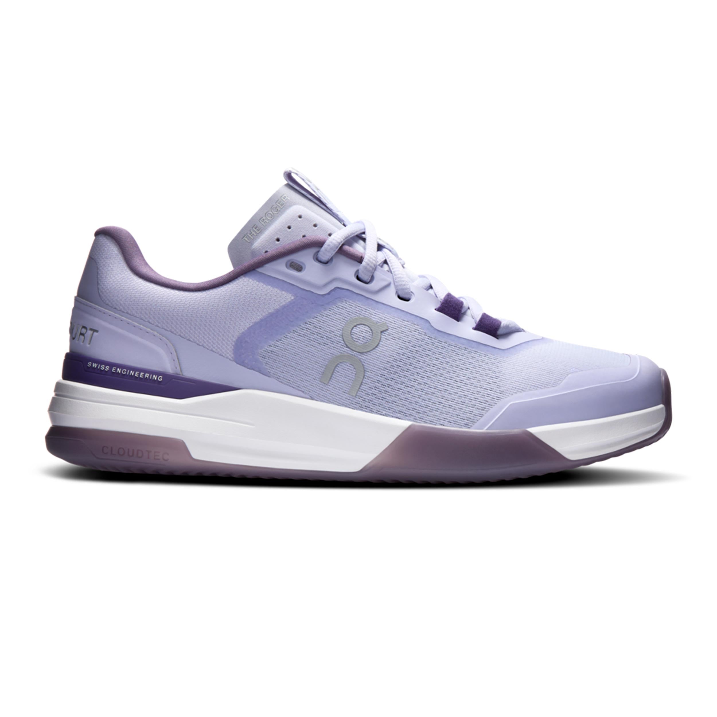 On THE ROGER ADV Pro Chaussure terre battue Femmes - lilas, blanc